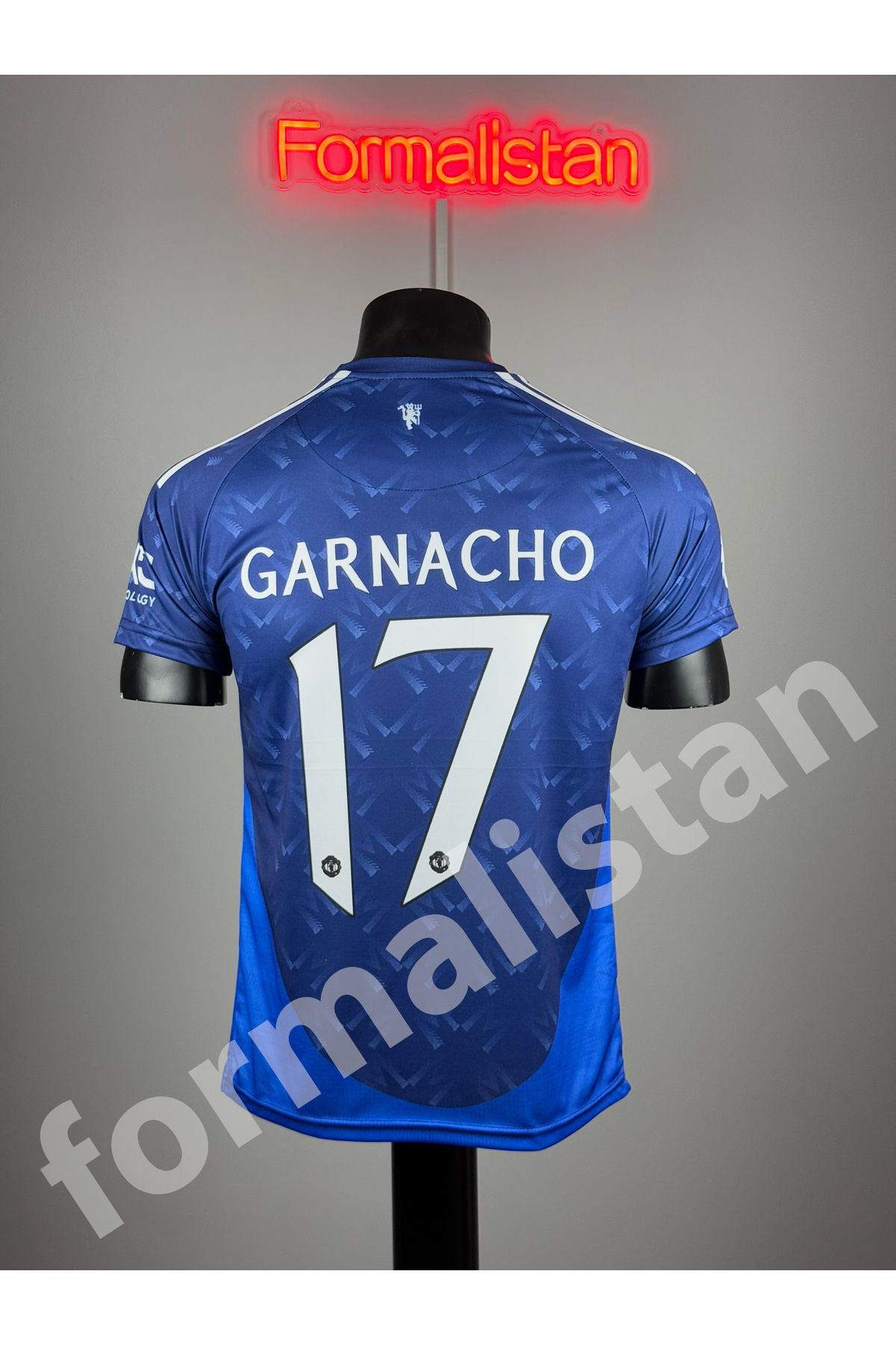 Quaxram Mânchêster Unıted GARNACHO Futbol Forması - Mavi