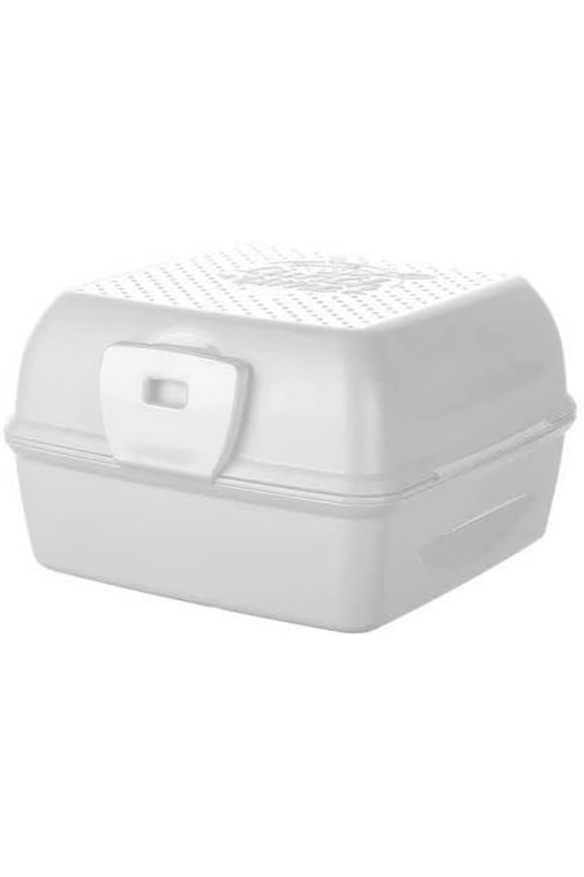 STOREMAX nffashopm plastik Creo 3 Bölmeli Çatal Kaşıklı Beslenme Kabı (Beyaz) storestarx 1051353