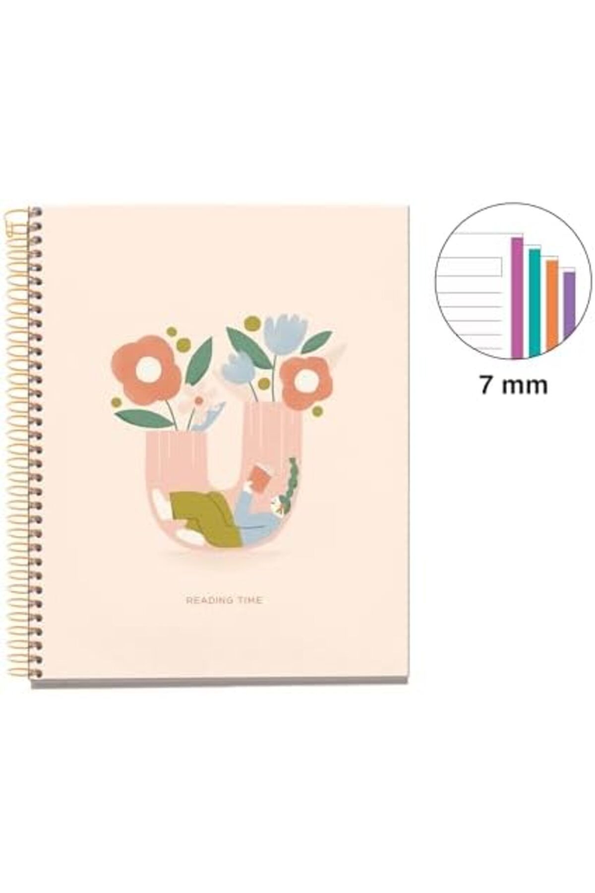 STOREMAX-Muartshop Notebook Mr A5 100 Pages Lined Spiral Inhale Ex 871301 2