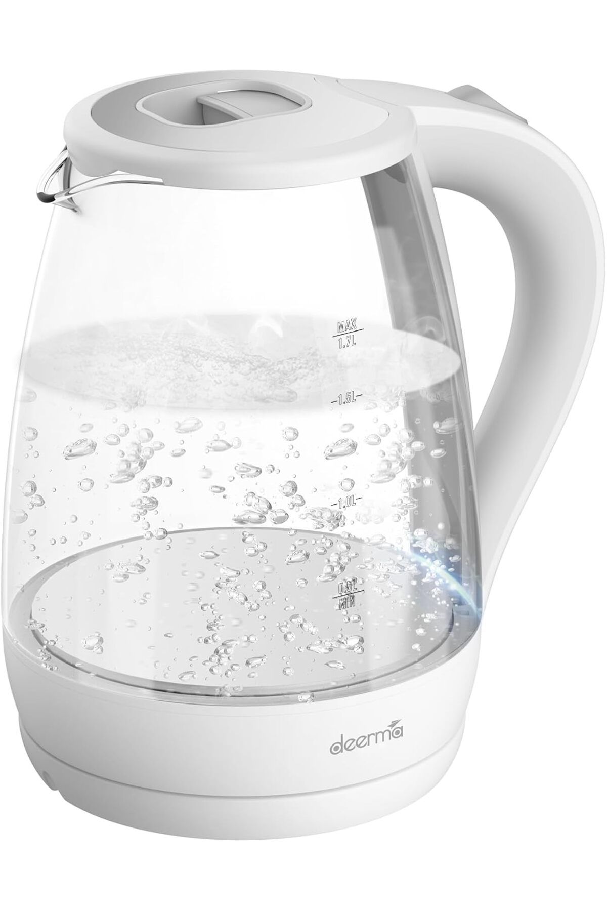 STOREMAX nffashopm Sh30W 1,7Lt Mavi Işıklı Cam Kettle & Su Isıtıcı storestarx 1051353