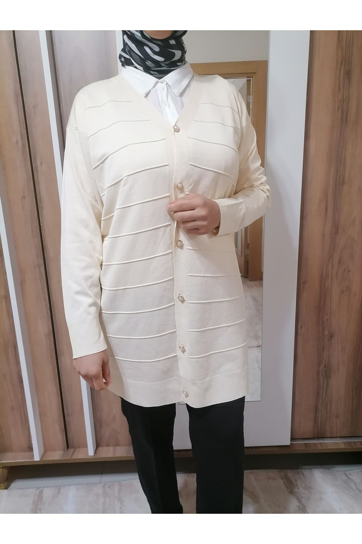 Jose Clothing İnce Tesettür Triko Ceket Yelek
