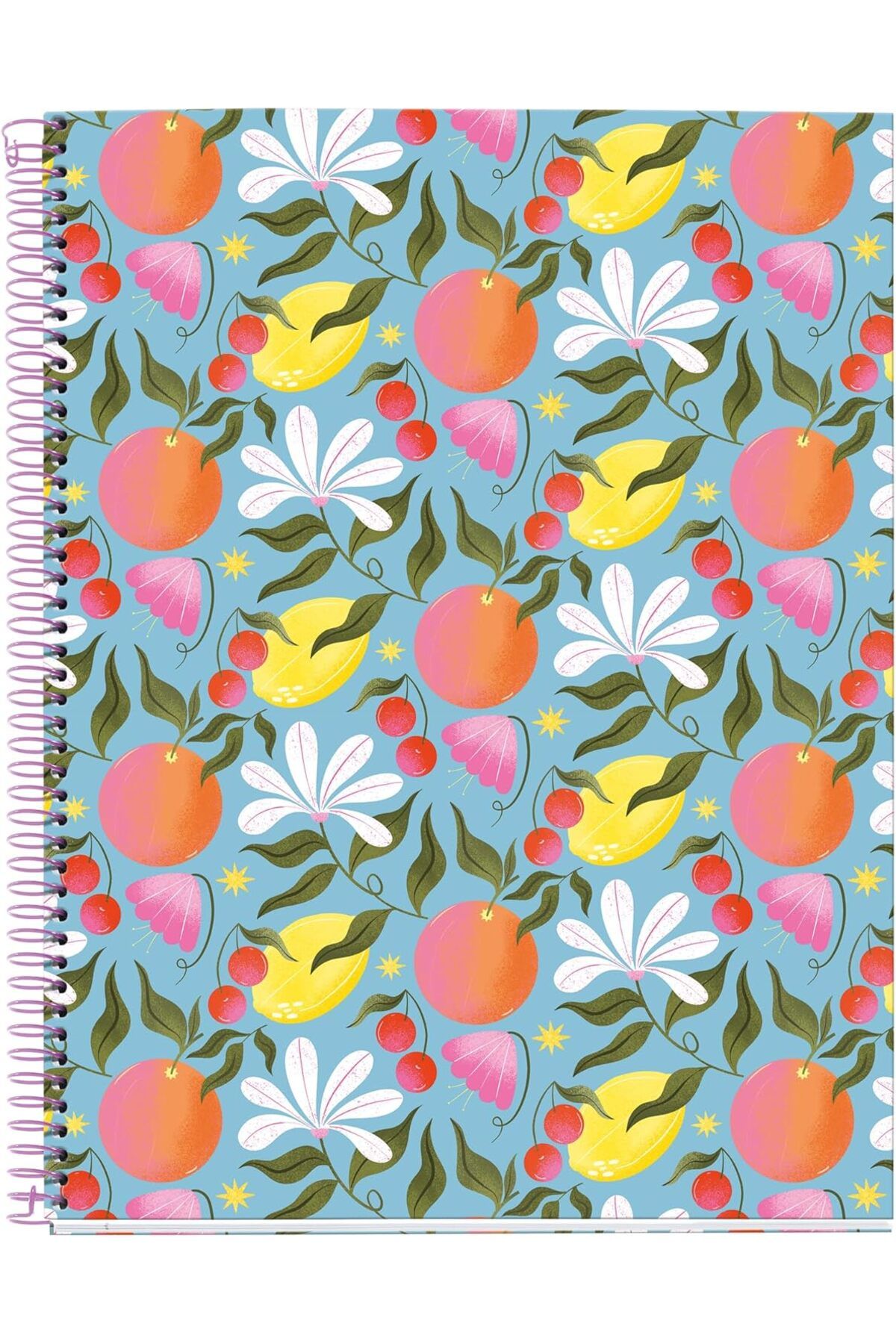 STOREMAX nffashopm Defter Mr A4 100 Sayfa Kareli Spiralli Çiçekli storestarx 1051353