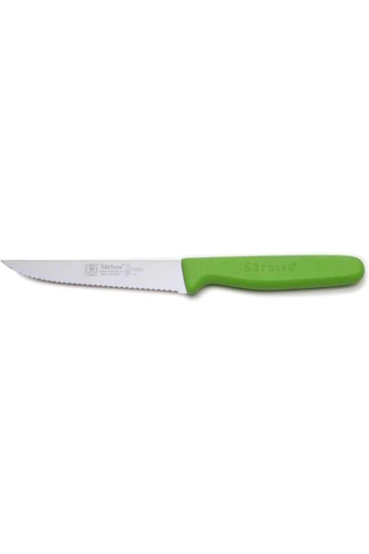 STOREMAX nffashopm 61005-LZ Tırtıklı Uç Biftek Bıçağı (Yeşil) storestarx 1051353