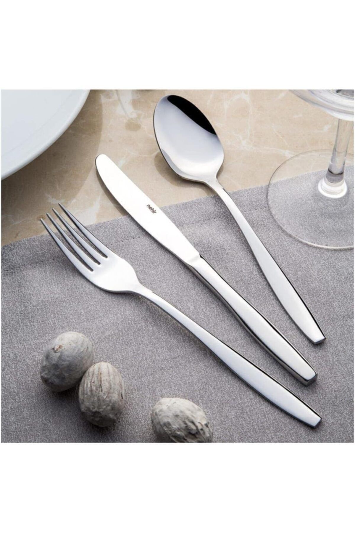STOREMAX nffashopm Sade 12 Kişilik 72 Parça Çatal Kaşık Bıçak Takımı storestarx 1051353