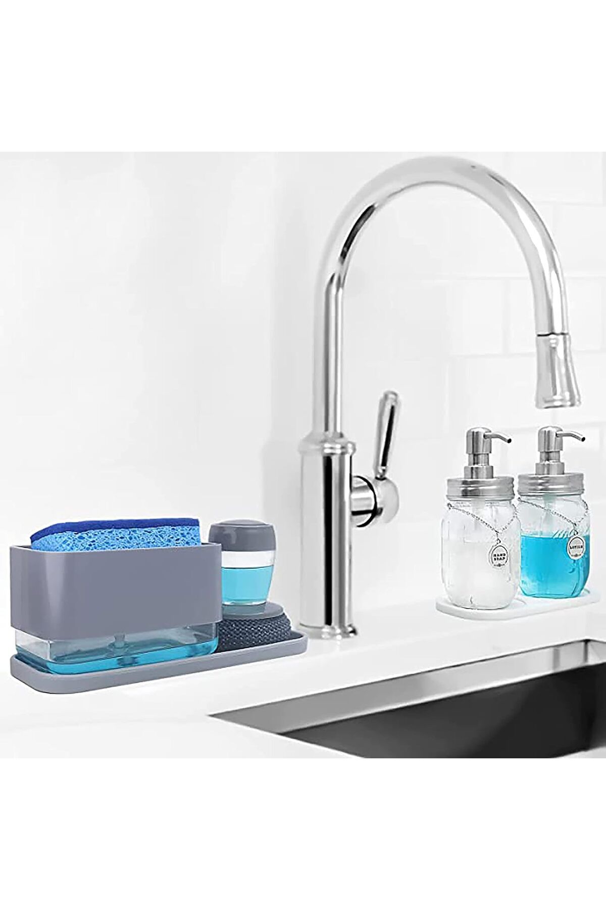 STOREMAX nffashopm HOME Silikon Yağdanlık Yağlık standı Altlık Mat,Çok Amaçlı Organizer Sunumluk,Sab