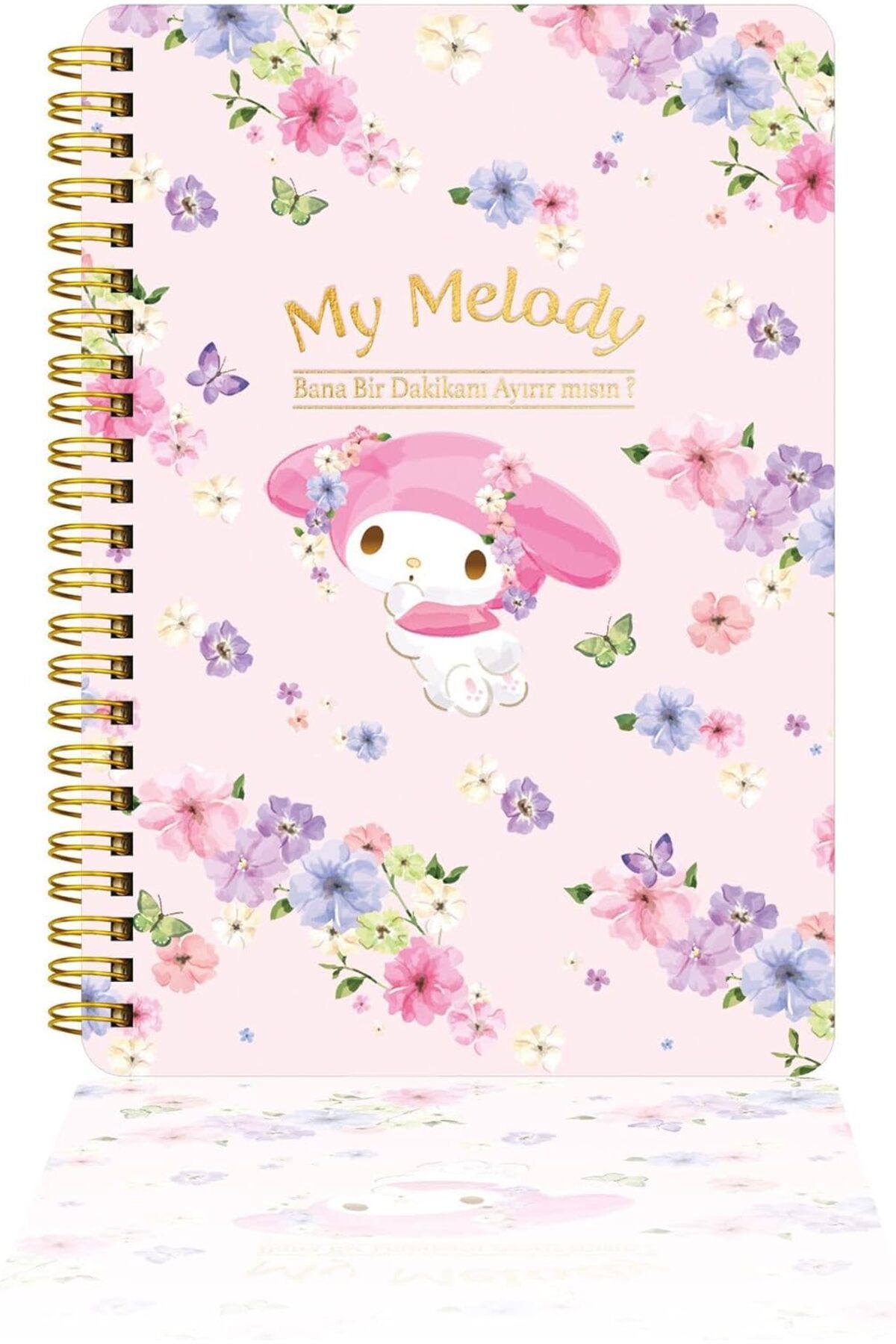 STOREMAX nffashopm & My Melody Spiralli Günlük (JOURNAL) 14x20cm - Bana 1 Dk Ayırabilir Misin? storestarx