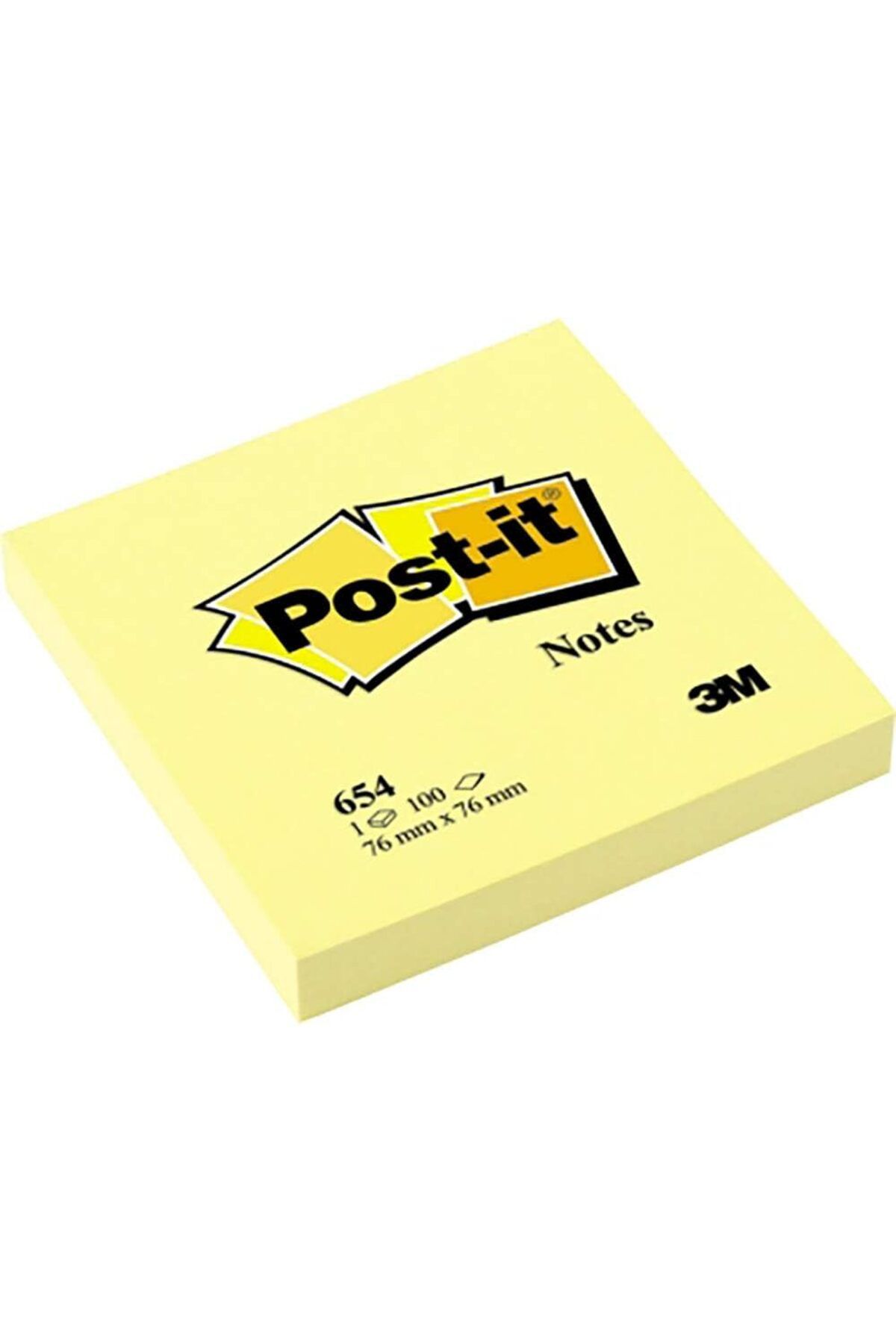 STOREMAX nffashopm Yapışkan not 654 76 mm x 76 mm sarı 100 yaprak storestarx 1051353