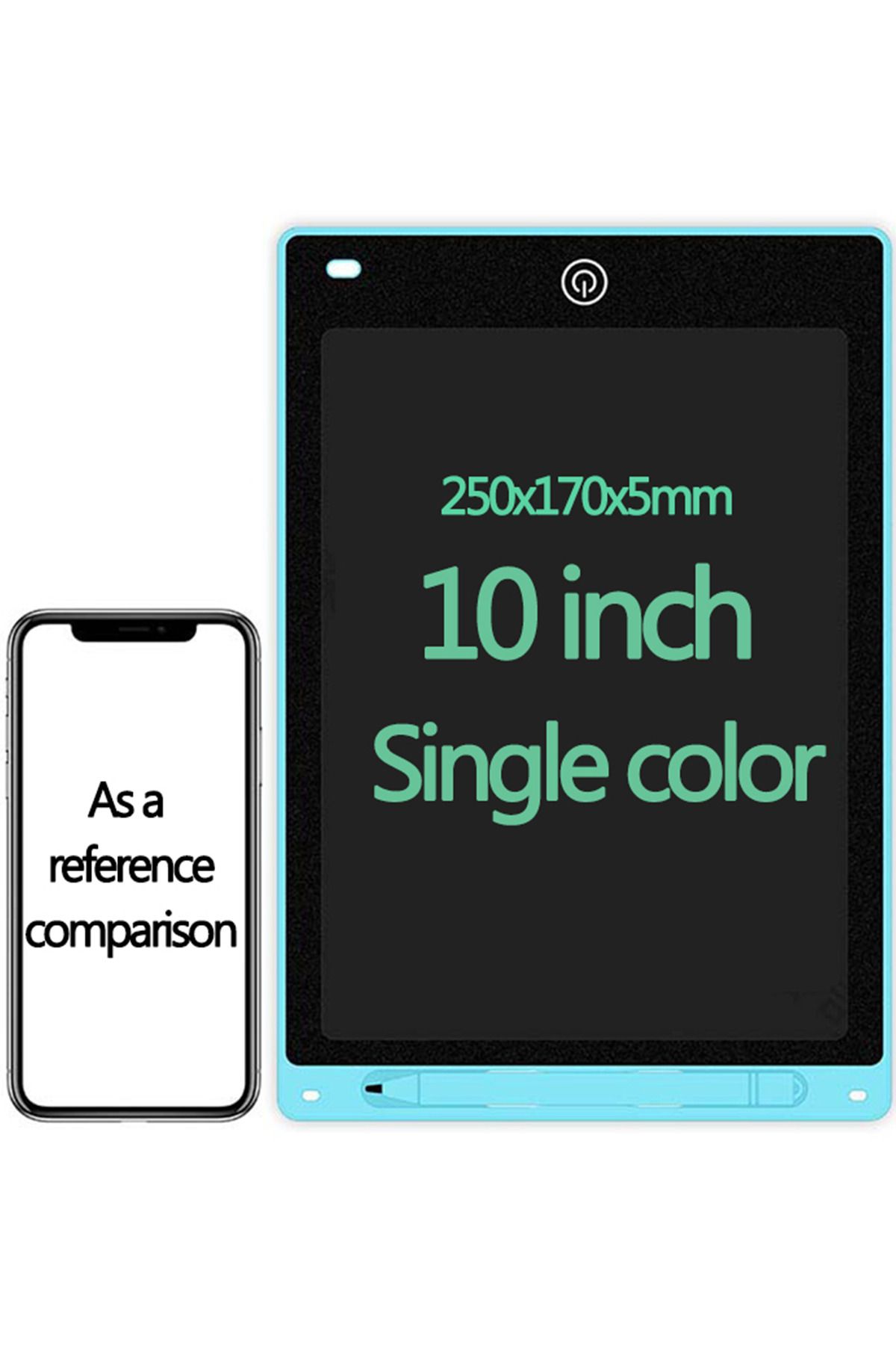 Shuzi 10 Inc Büyük Boy Dijital Lcd Ekran Kalemli Çocuk Yazı Çizim Writing Grafik Not Yazma Eğitim Tableti