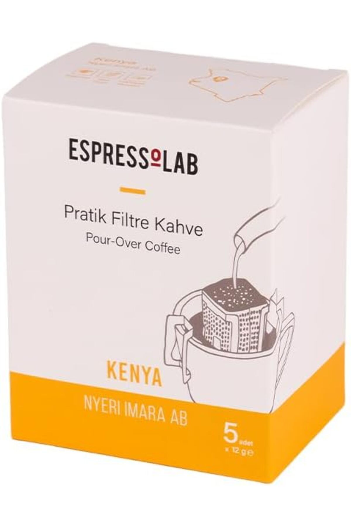 MCreative Pratik Filtre Kahve - Kenya Nyeri Imara AB 5 Adet