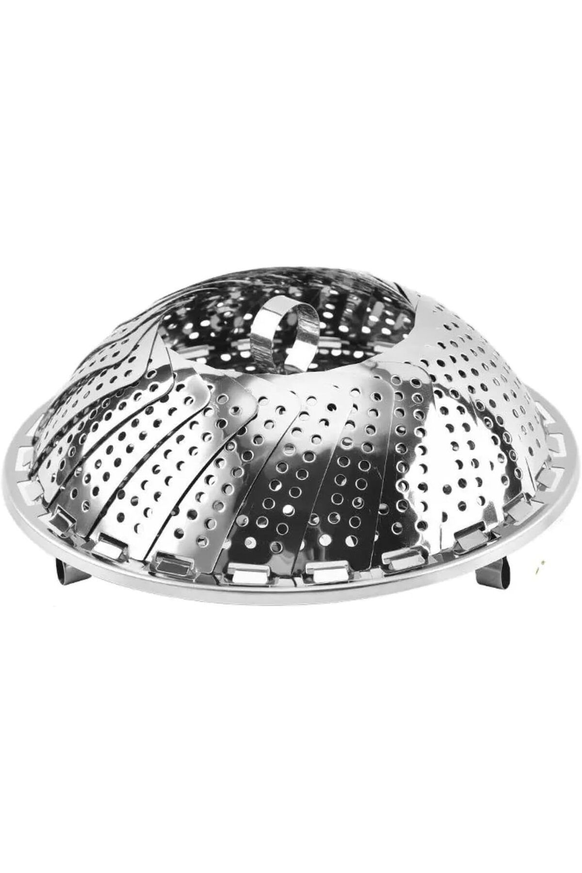 STOREMAX nffashopm Buharda Pişirme Aparatı, Metal Buharda Pişirici, Katlanabilen Buharda Pişirme Aleti st