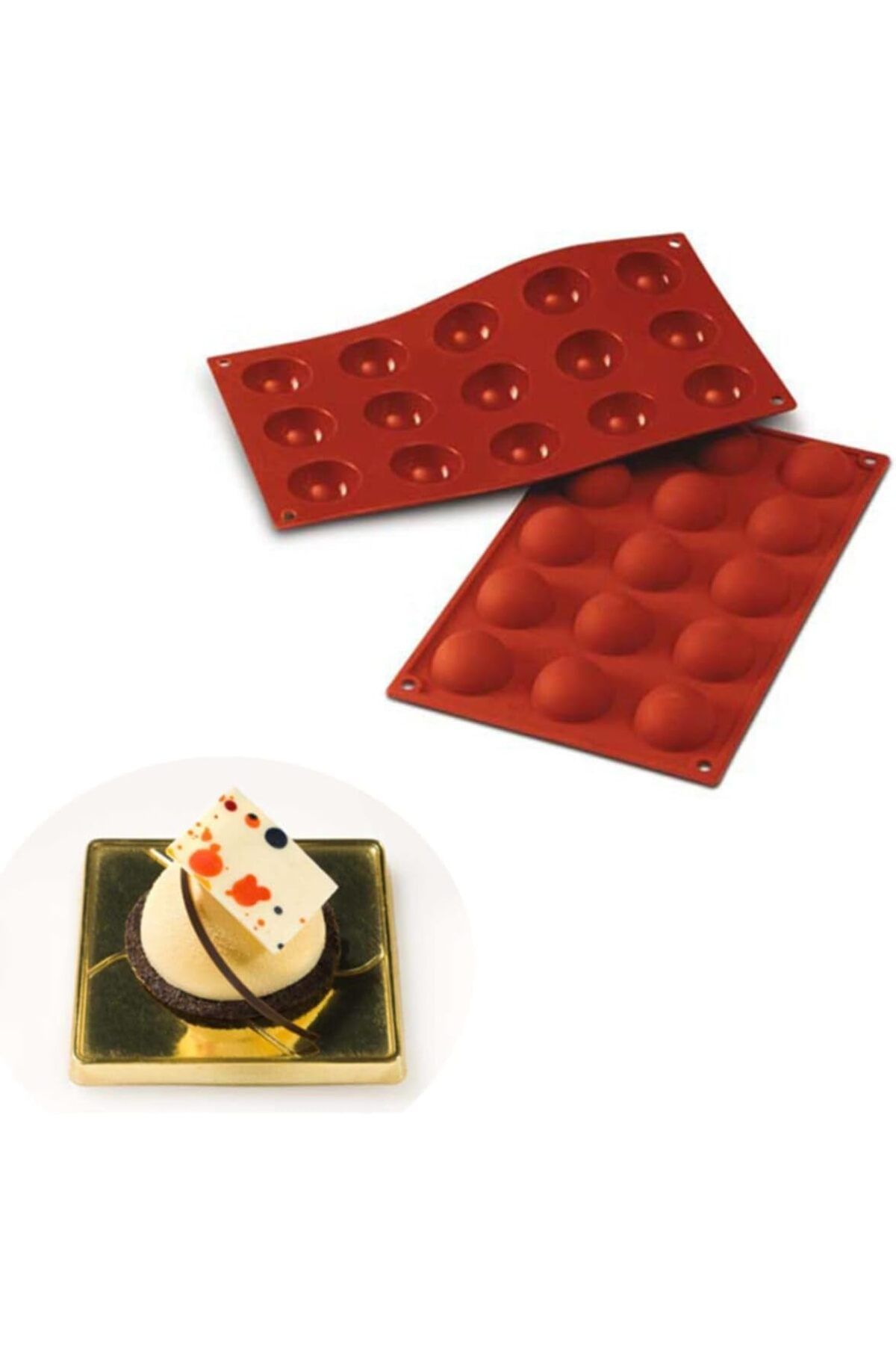 STOREMAX nffashopm Yarım Küre Silikon Kalıp Çok Renkli ecmelNM360 storestarx 1051353