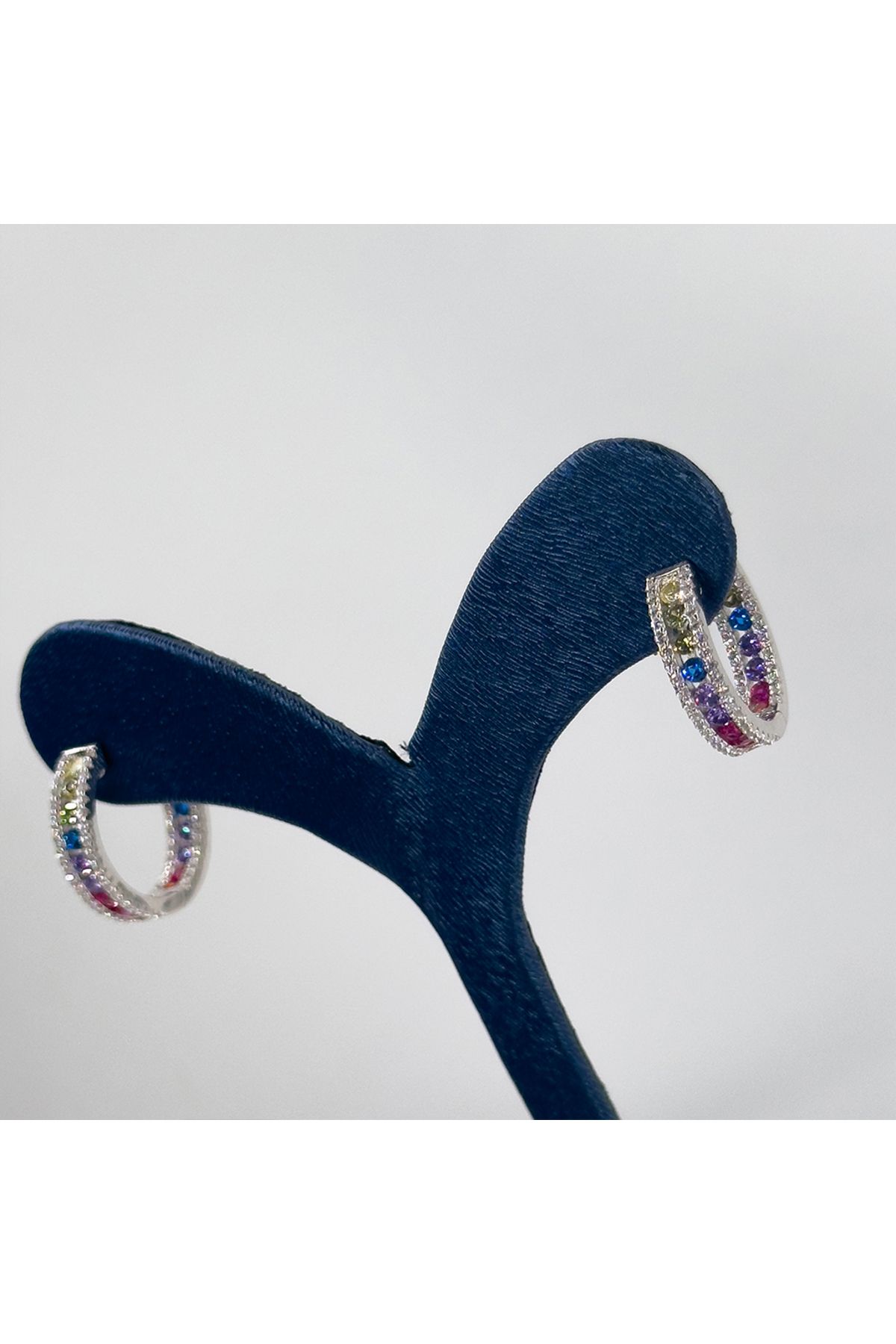 Livora Jewelry Mix Taşlı Doğaltaş Gümüş Küpe