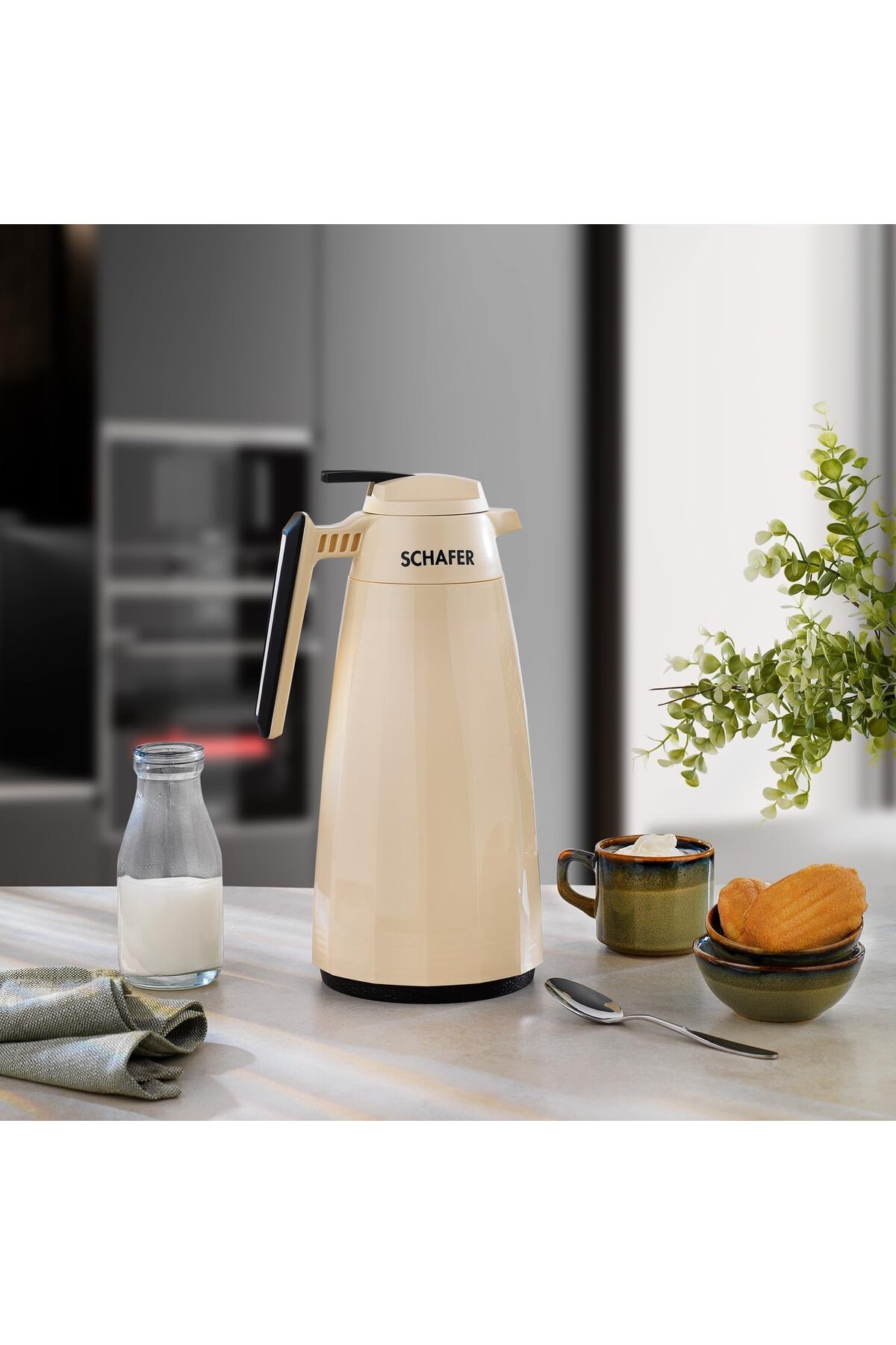 STOREMAX nffashopm Kitchenhouse Impact Termos 1,5 L-Krem storestarx 1051353
