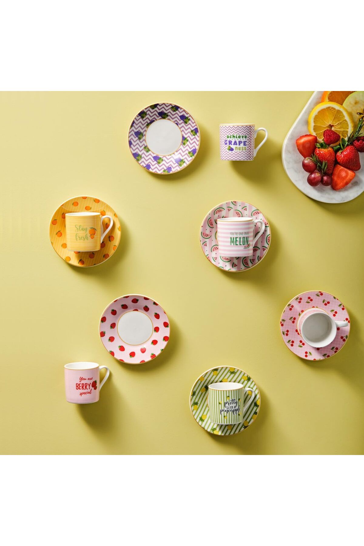 STOREMAX daiviolastore Fruitee 6 Kşlk Kahve Fincanı DLStore 990396