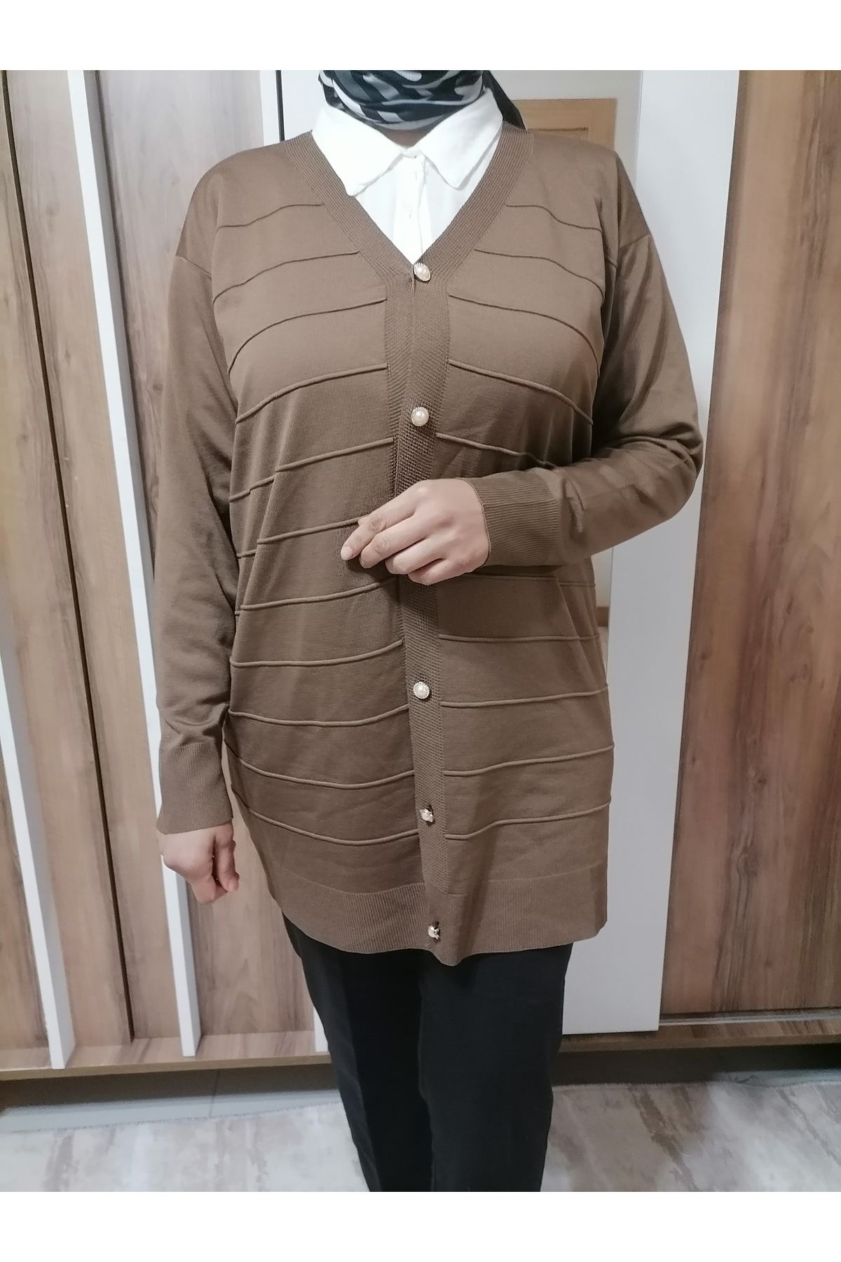 Jose Clothing İnce Tesettür Triko Ceket Yelek