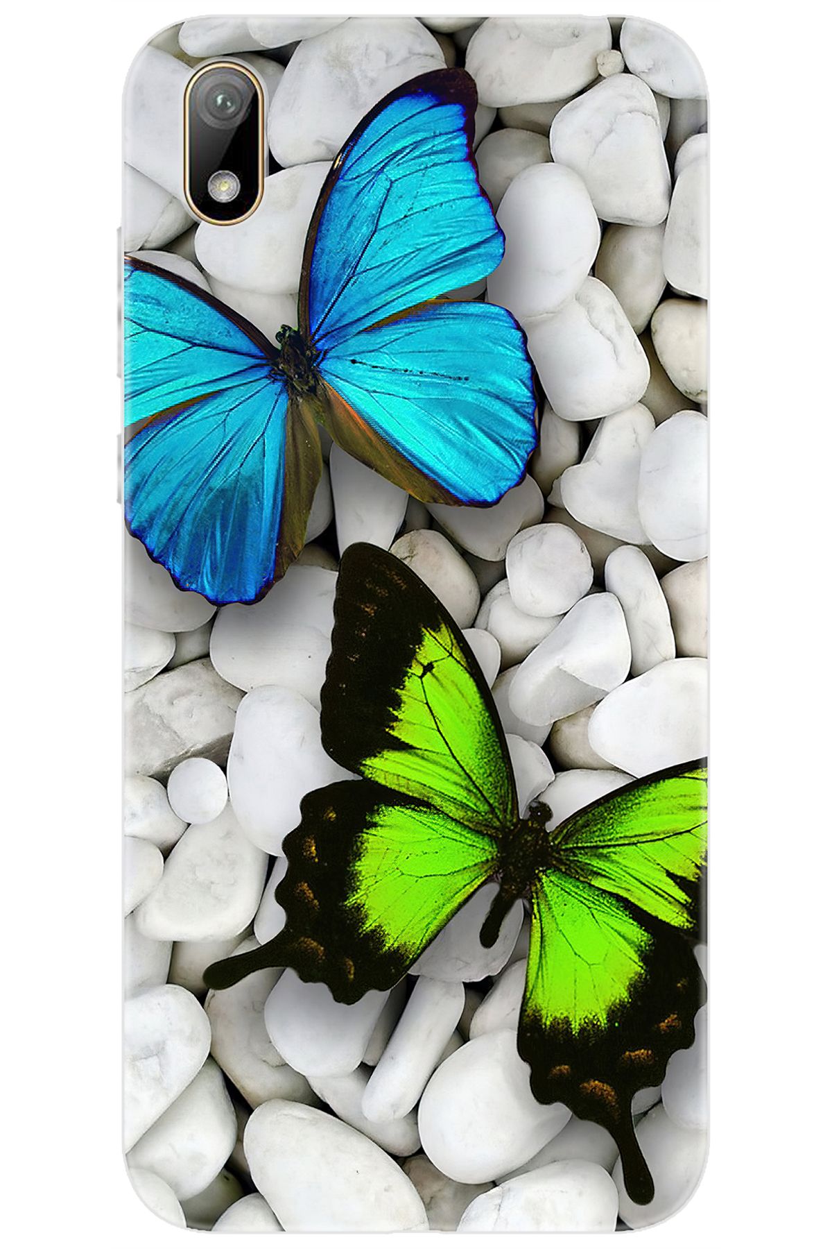 Ceppare Huawei Y5 2019 (AMN-LX2/LX9) Uyumlu Kılıf Desen Baskılı Silikon Kelebekler STK:148 CP-UNUTKln