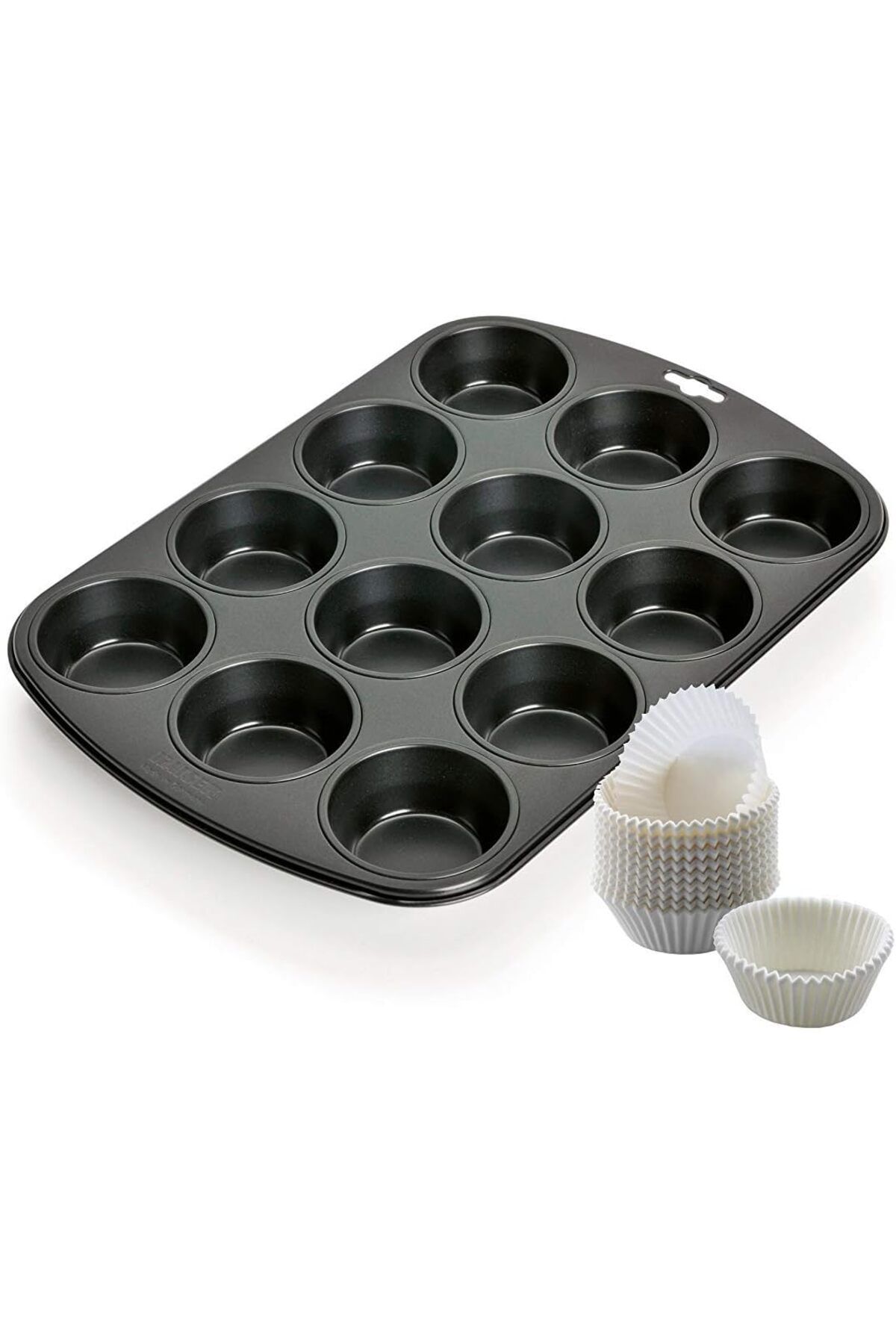 STOREMAX nffashopm KAISER KAISER CLASSİC MUFİN KALIBI 12Lİ+60 AD KAĞIT KALIP storestarx 1051353