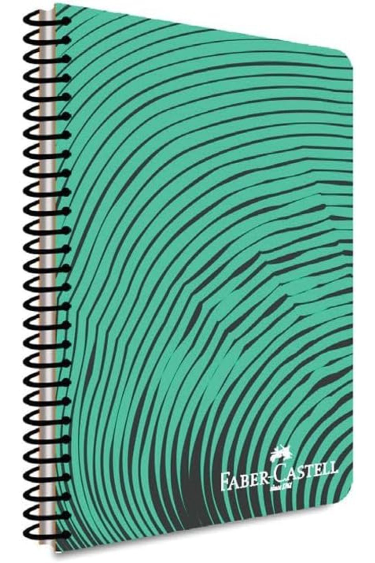 STOREMAX nffashopm Dalga Desenli Spiralli Defter, A4, 140 Yaprak, 70g Kağıt, Kareli, 500 Mikron PP Kapak, P