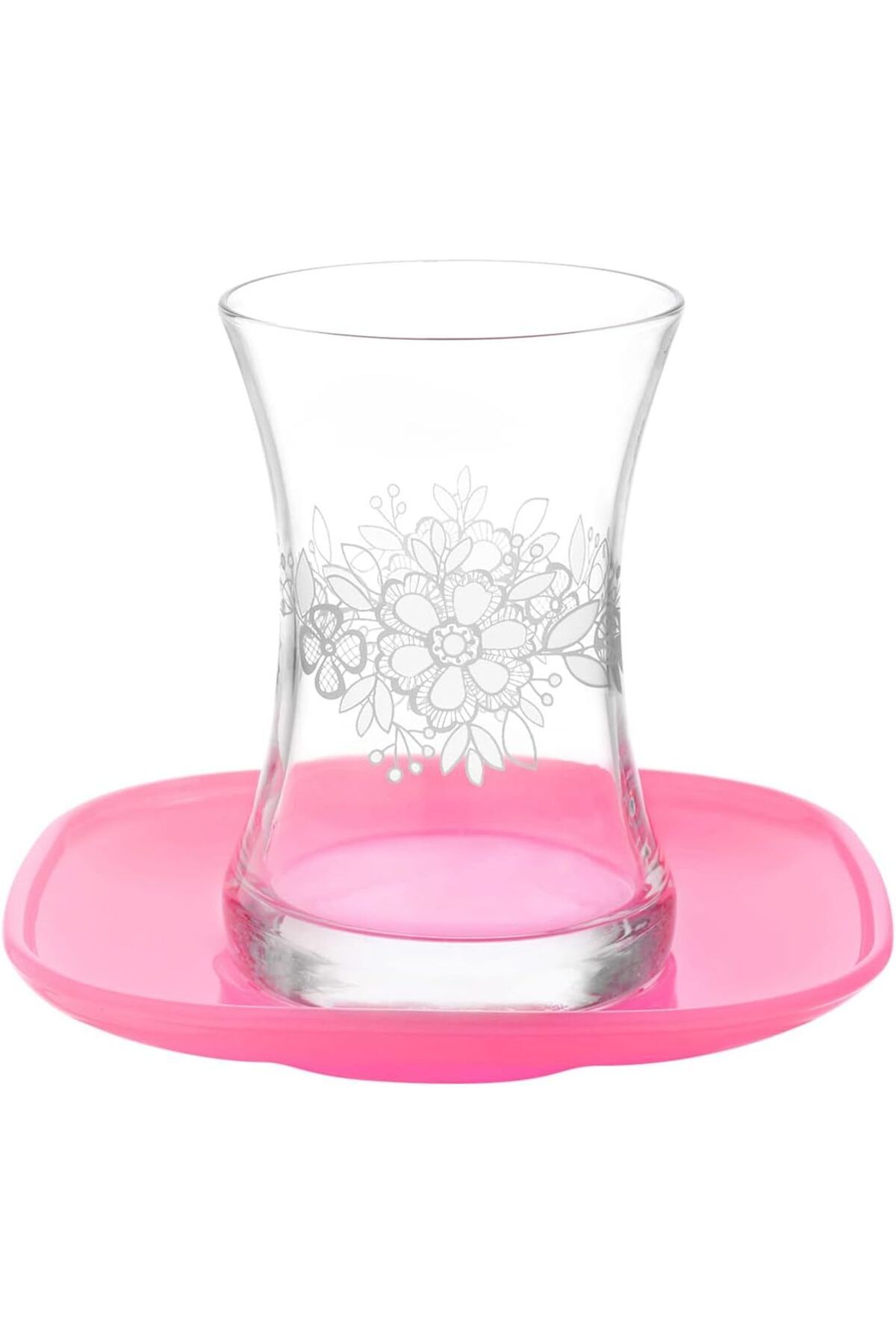 STOREMAX nffashopm Pink 12'li Çay Seti storestarx 1051353