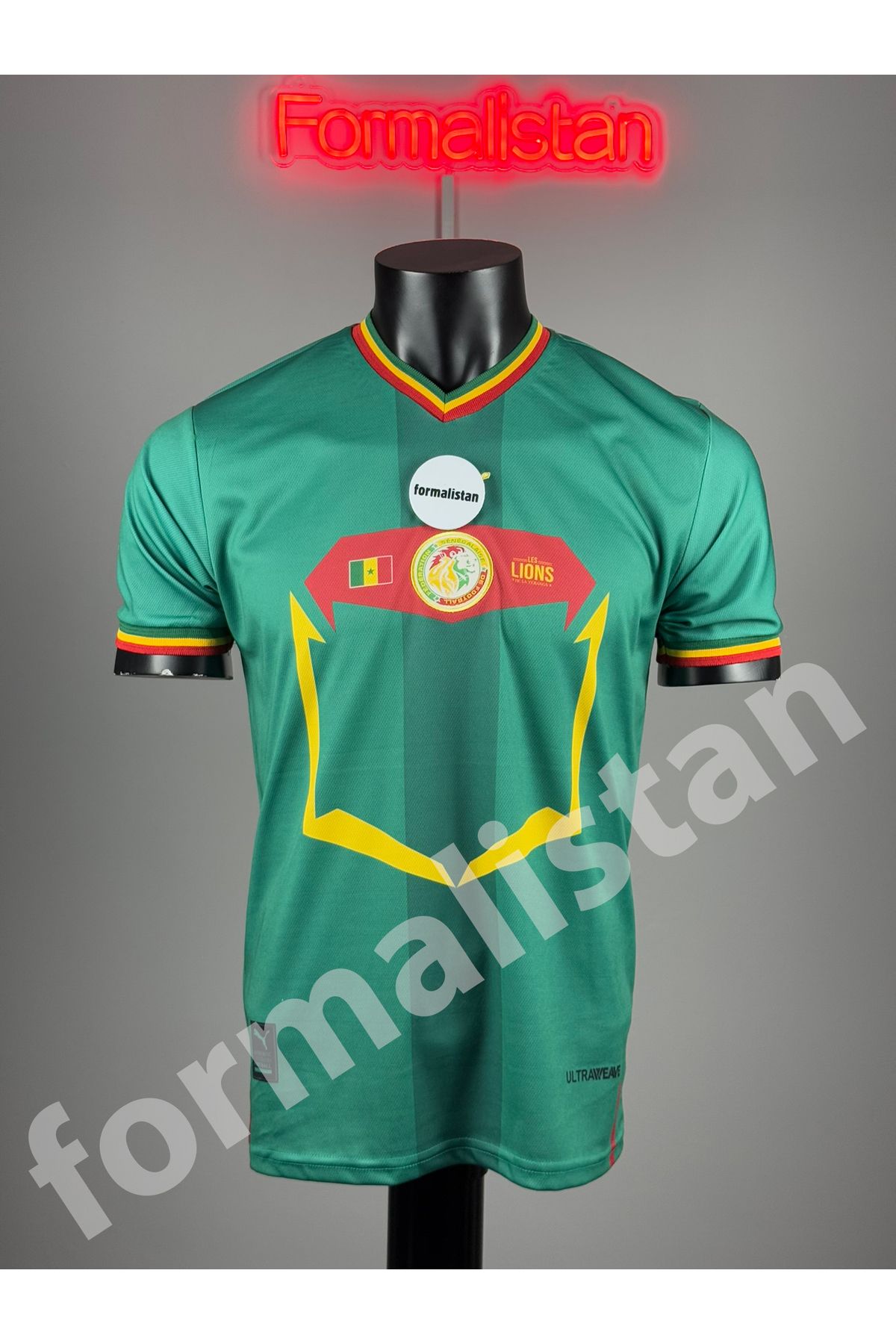 Quaxram Senegal İsimsiz Futbol Forması - Yeşil