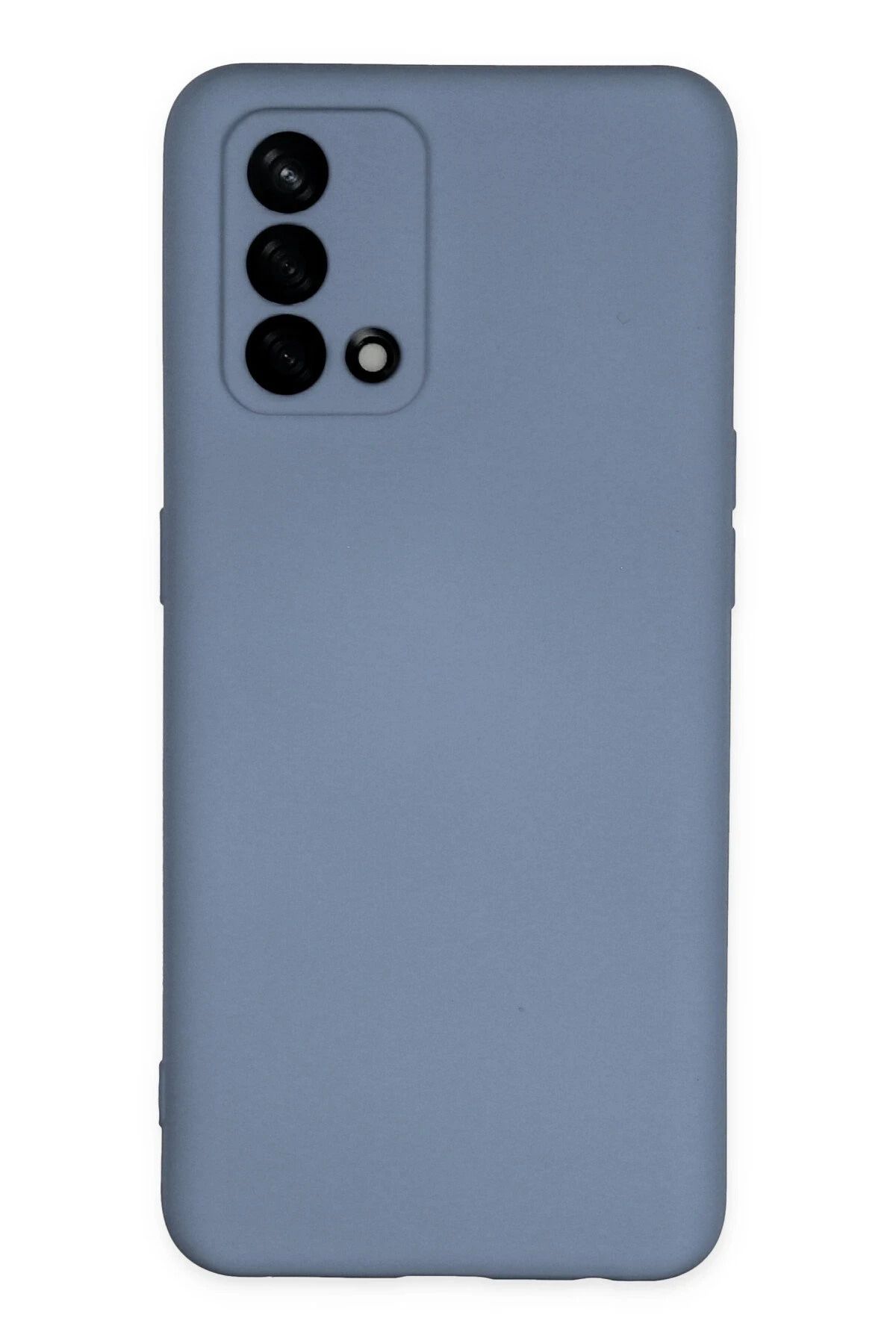 NewFace A74 4G Kılıf Nano içi Kadife Silikon - Gri NRMSA