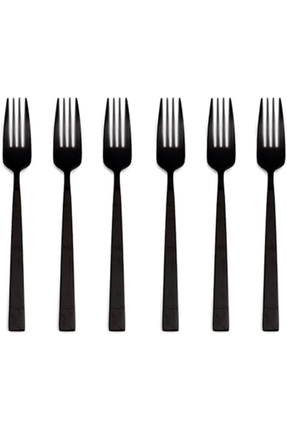 STOREMAX sellbuystore Quantum Mat Siyah Tatlı Çatalı 16cm 6 adet 1053513
