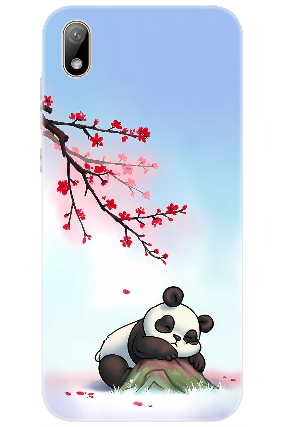 Ceppare Huawei Y5 2019 (AMN-LX2/LX9) Uyumlu Kılıf Desen Baskılı Silikon Uyuyan Panda STK:627 CP-HiaJU8T