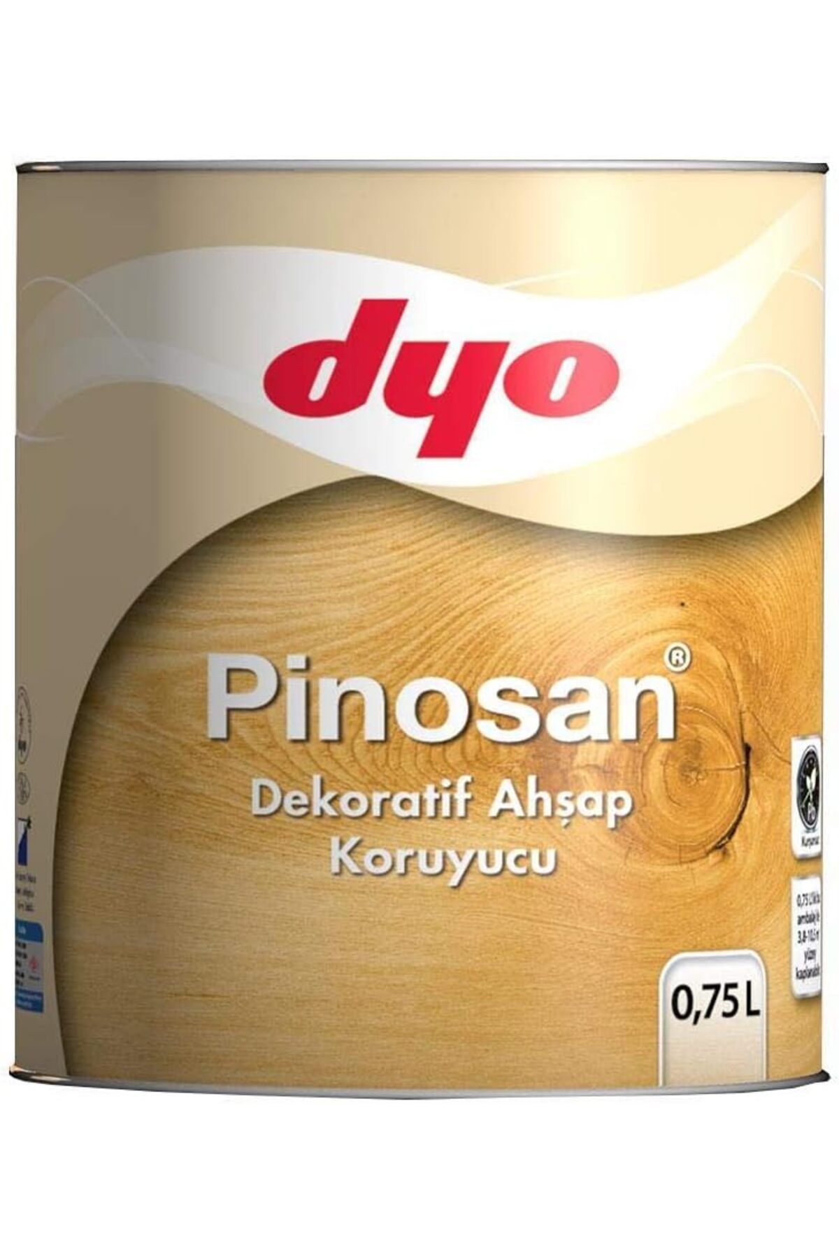 yenibagshop Pinosan Dekoratif Ahşap Kor. 0,75 Lt Koyu Meşe