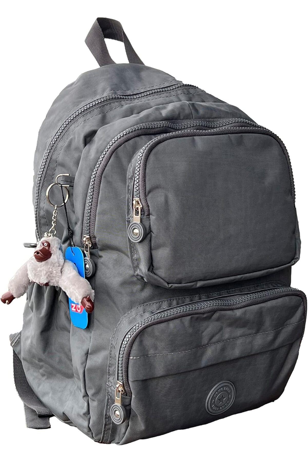STOREMAX nffashopm Sırt Çantası Crinkle Suya Dayanıklı Kumaş Laptop Bölmeli Seyahat Çantası Spor Ça
