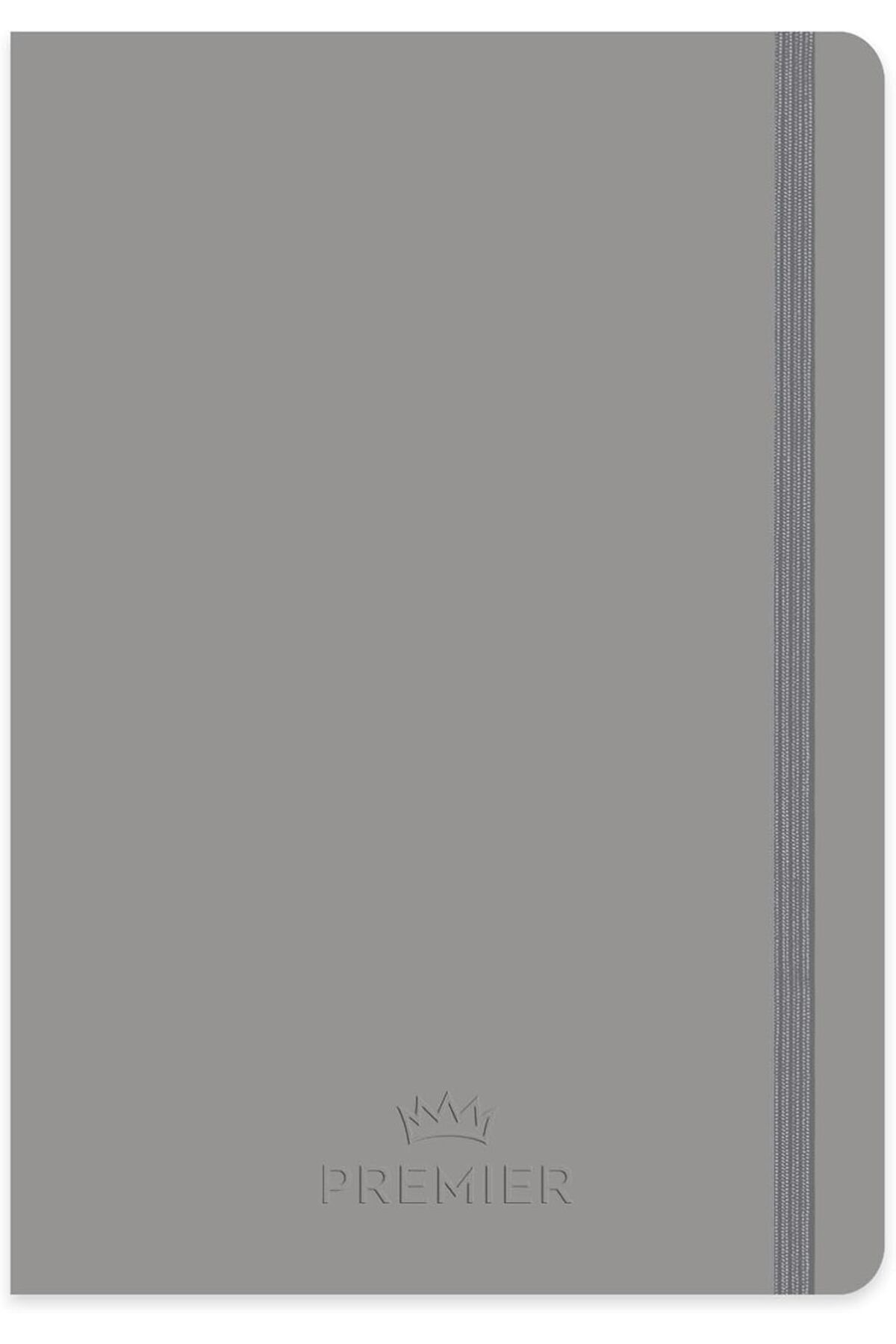 STOREMAX nffashopm Color 17x24 96 Yaprak Çizgili Ciltli Premier Defter - Gri storestarx 1051353