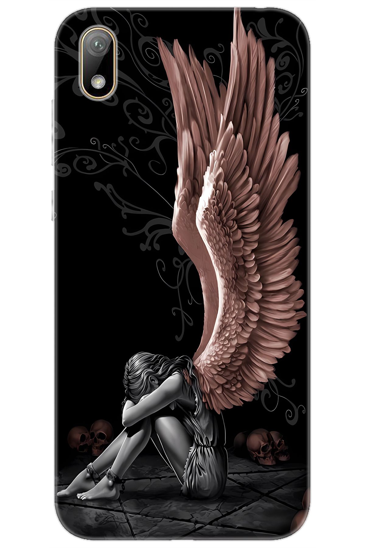 Ceppare Huawei Y5 2019 (AMN-LX2/LX9) Uyumlu Kılıf Desen Baskılı Silikon Enslaved Angel STK:654 CP-TXIJi5U