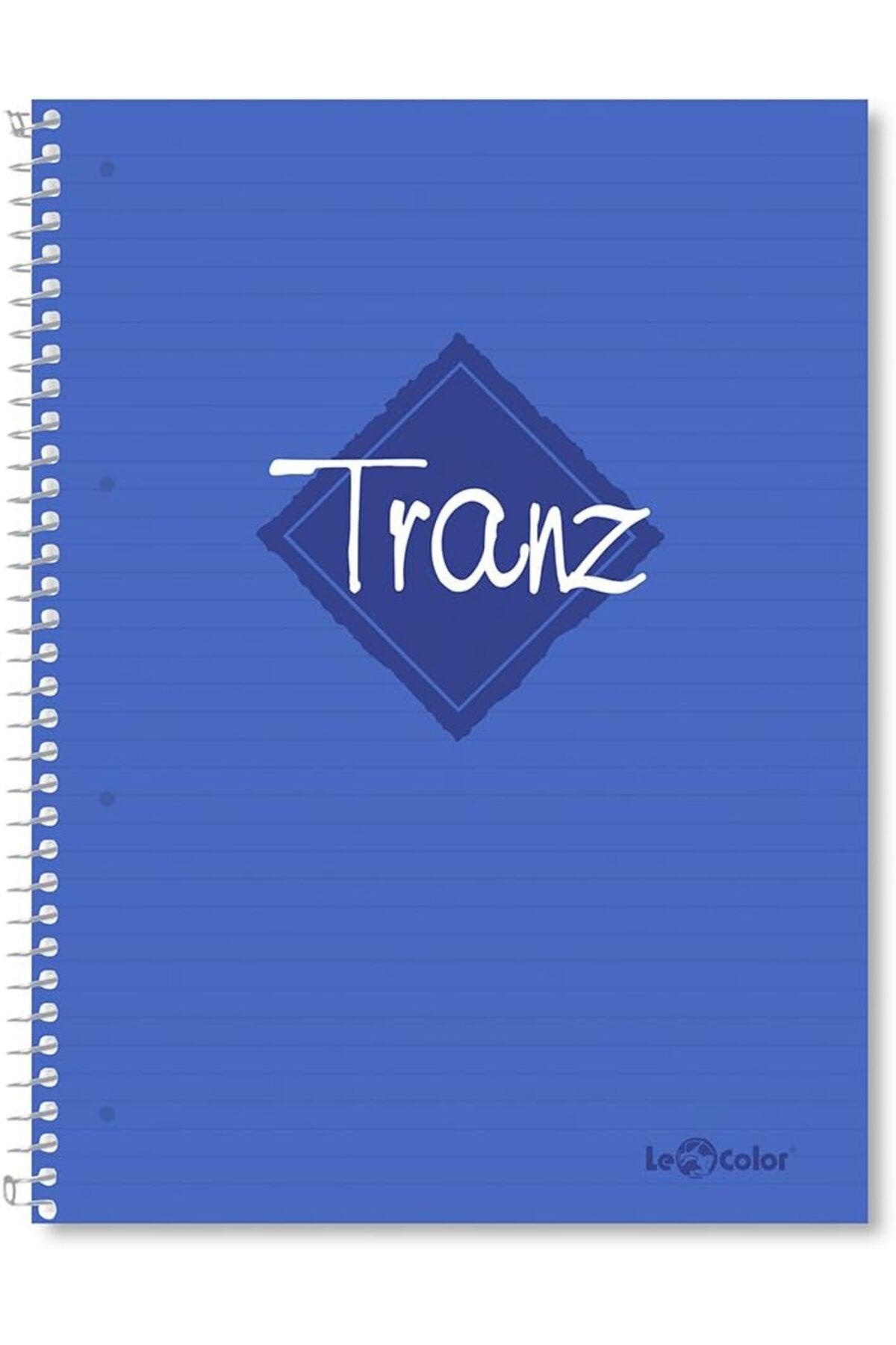 STOREMAX cmllashop Color 2012095/1 Tranz PP Kapak, 1.hamur kağıt Spiralli defter, Mavi 542093