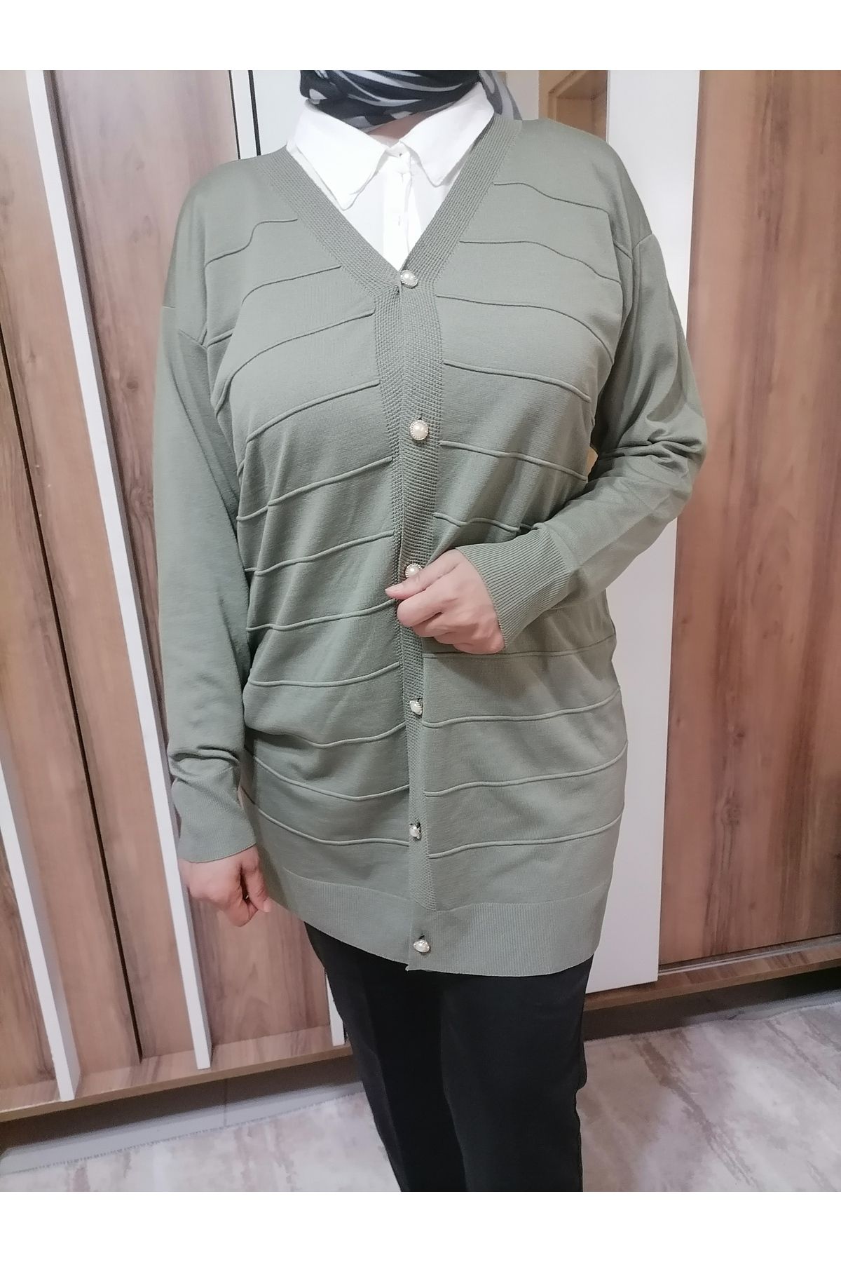 Jose Clothing İnce Tesettür Triko Ceket Yelek