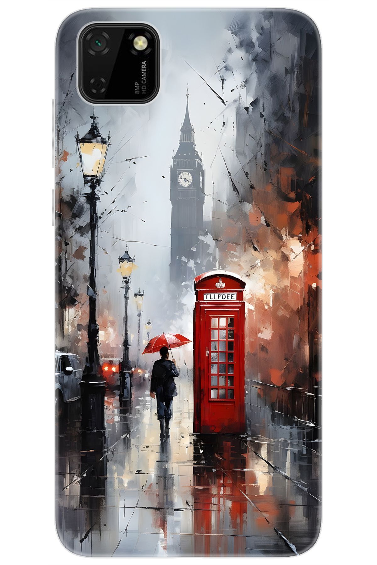 Ceppare Huawei Y5P (DRA-LX9) Uyumlu Kılıf Desen Baskılı Silikon Bigbang Telefon Kulubesi STK:708 CP-Vx0Ayop