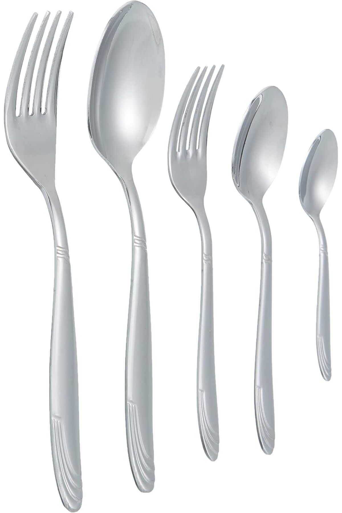 STOREMAX nffashopm Sade 12 Kişilik 60 Parça Çatal Kaşık Takımı storestarx 1051353