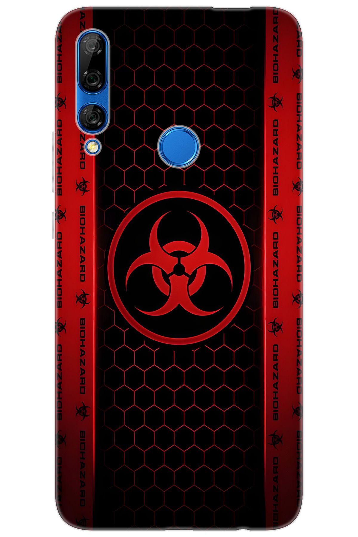 Ceppare Huawei Y9 Prime 2019 (STK-L21) Uyumlu Kılıf Desen Baskı Silikon Biohazard STK:754 CP-6YRMaAU