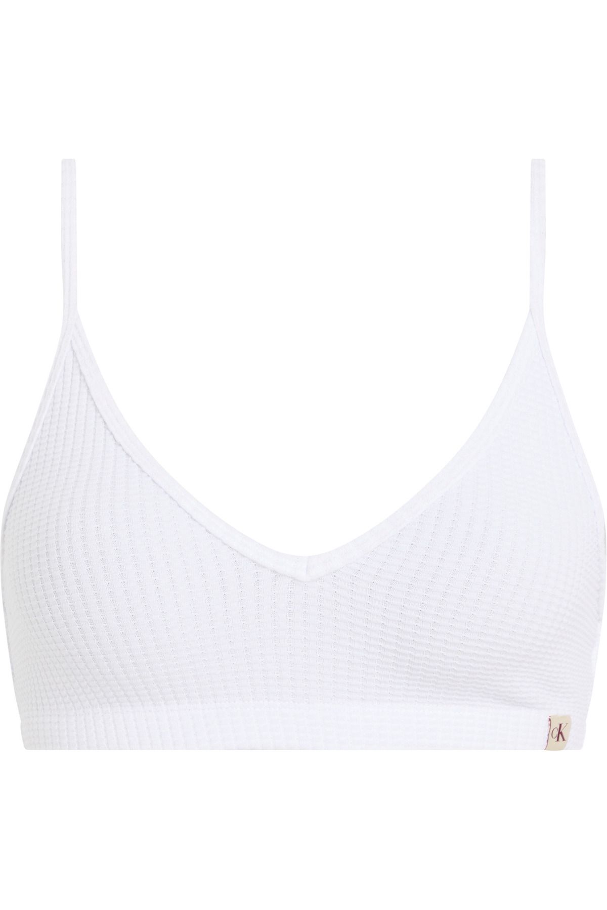 Calvin Klein WAFFLE TEXTURE BRALETTE TOP Spor Sütyeni