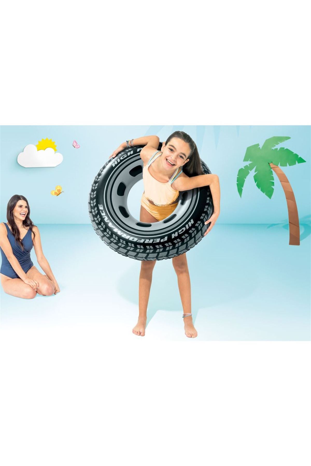 Intex İNTEX WET SET COLLECTİON RADYAL SİMİT 91 CM 9+