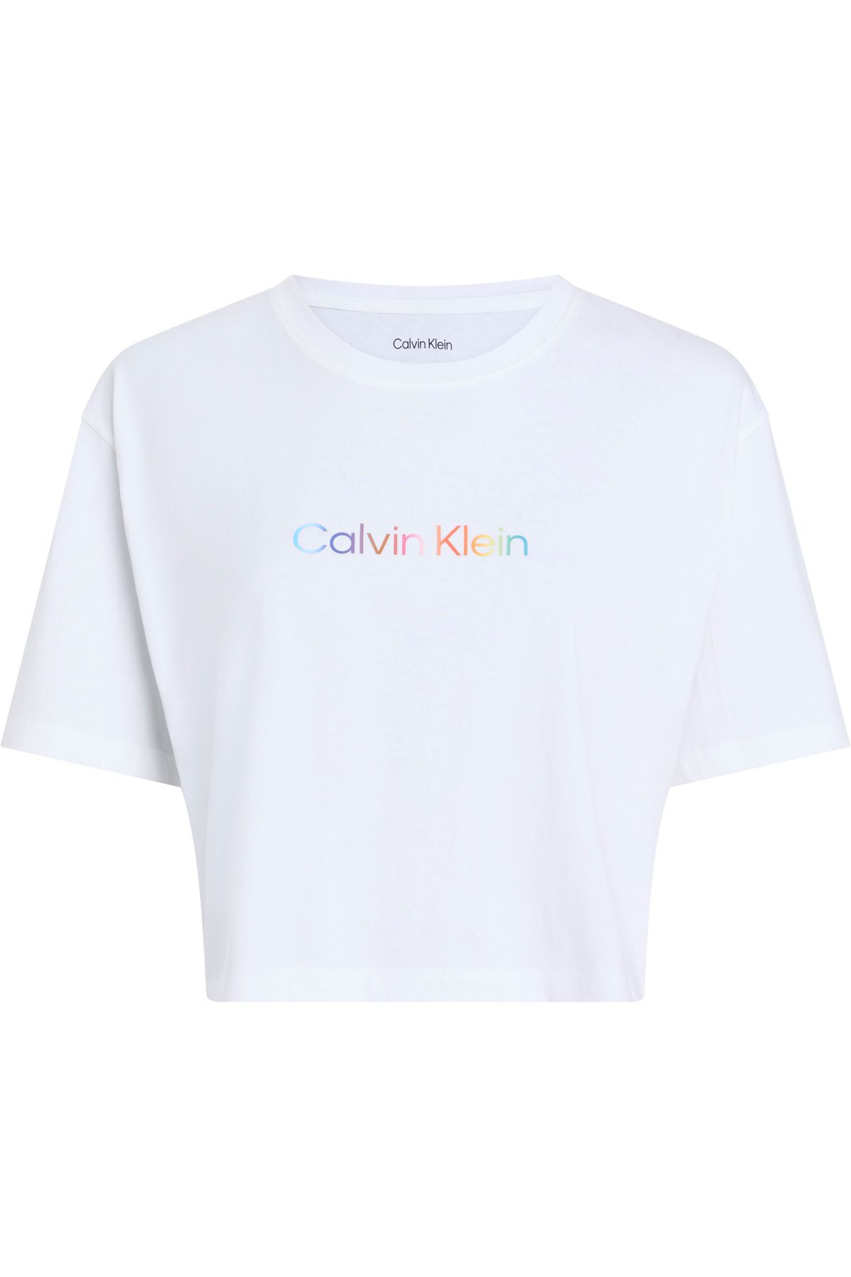 Calvin Klein COTTON BOXY CROP PRIDE TEE T-Shirt