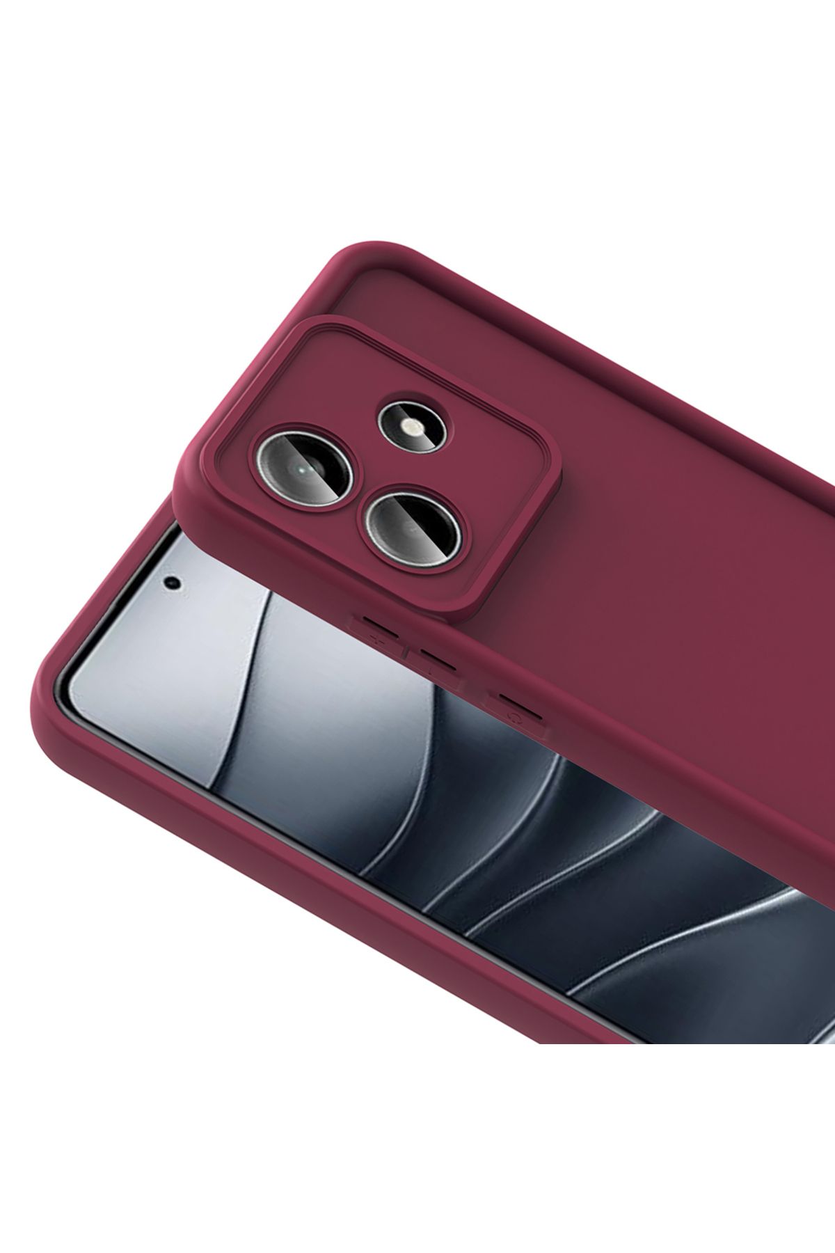 Zipax Xiaomi Redmi Note 14 5G Kılıf Silikon Kapak Zr-Ananas