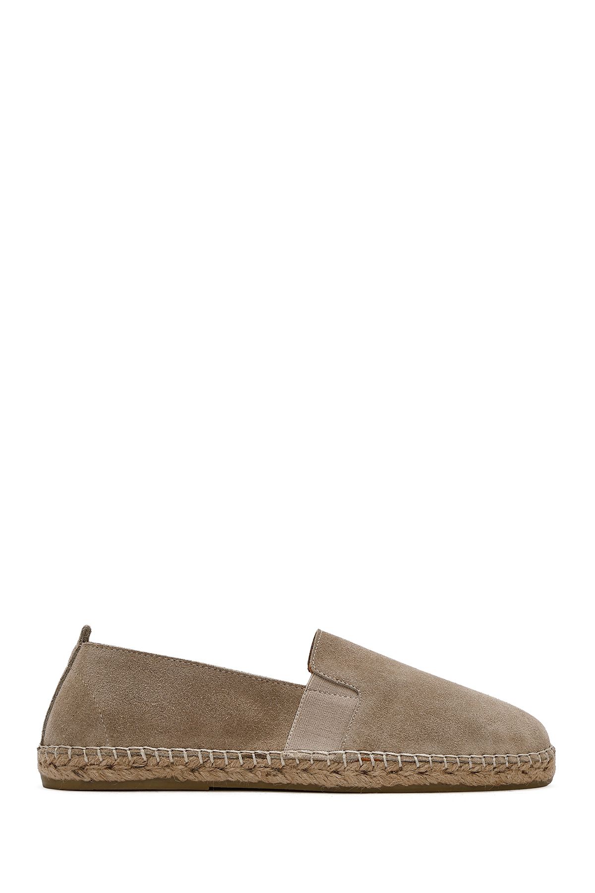 Derimod Erkek Bej Süet Deri Espadril 25SFD770010
