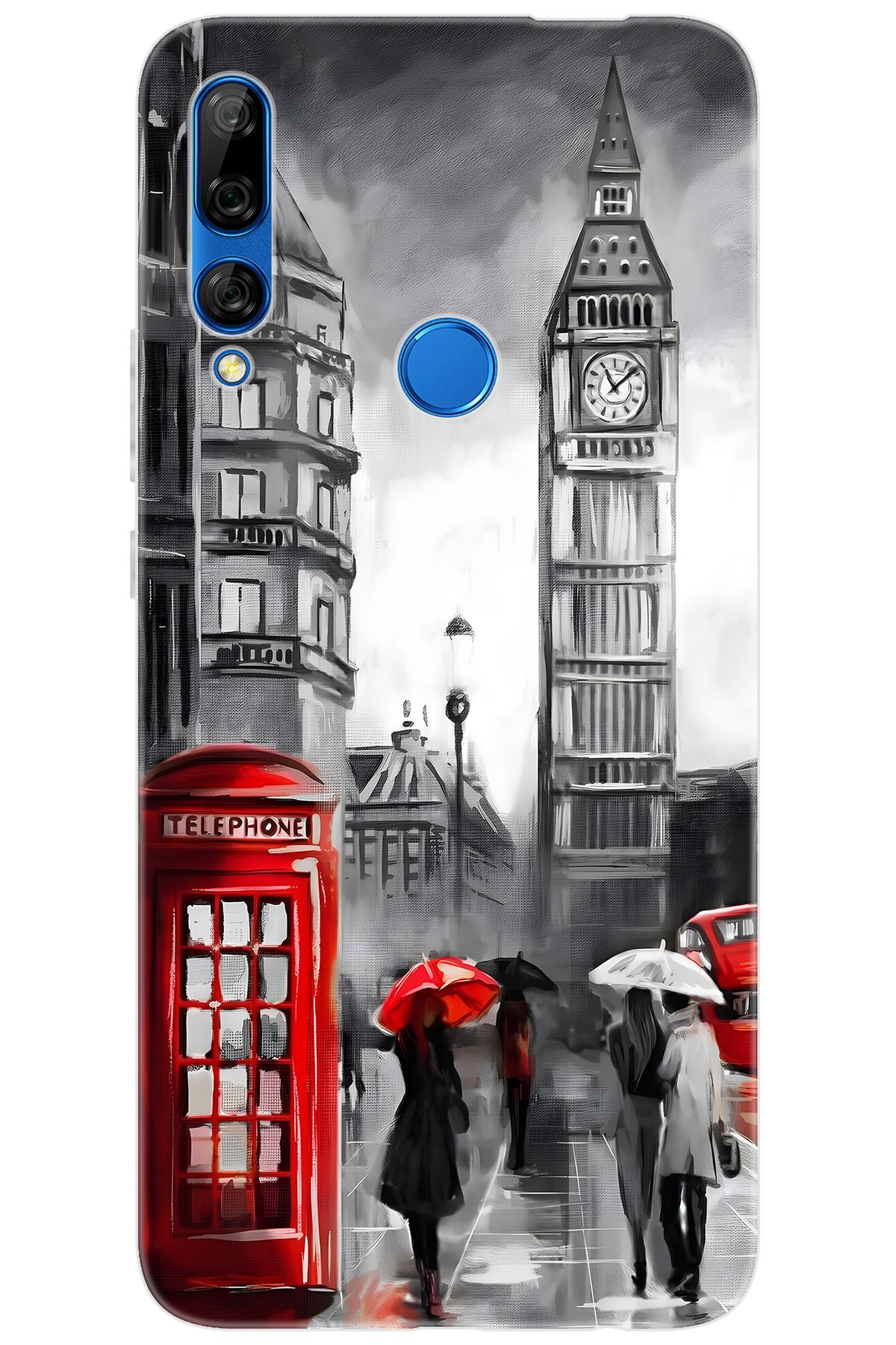 Ceppare Huawei Y9 Prime 2019 (STK-L21) Uyumlu Kılıf Desen Silikon Bigbang Telefon Kulube S711 CP-f9coAPN