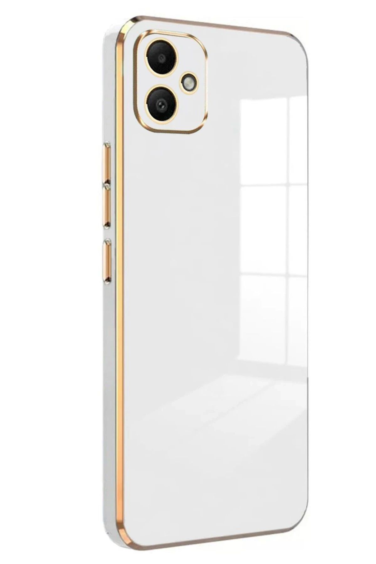 NewFace Samsung Galaxy A05 Kılıf Volet Silikon - Beyaz JOJUA