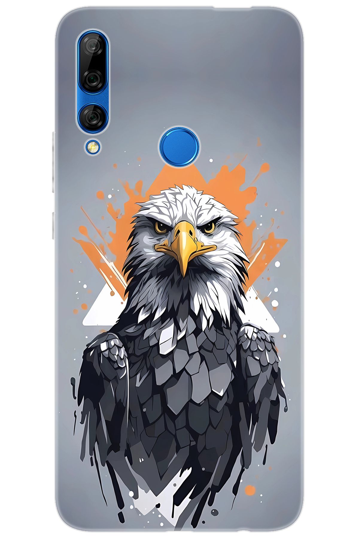 Ceppare Huawei Y9 Prime 2019 (STK-L21) Uyumlu Kılıf Desen Baskı Silikon Kartal STK:639 CP-pwB7MxY