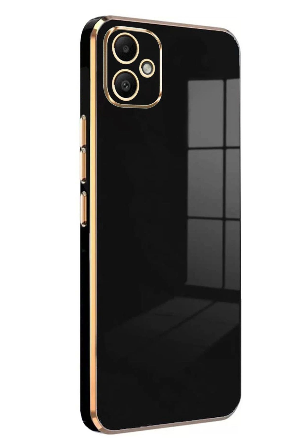 NewFace Samsung Galaxy A05 Kılıf Volet Silikon - Siyah JOJUA