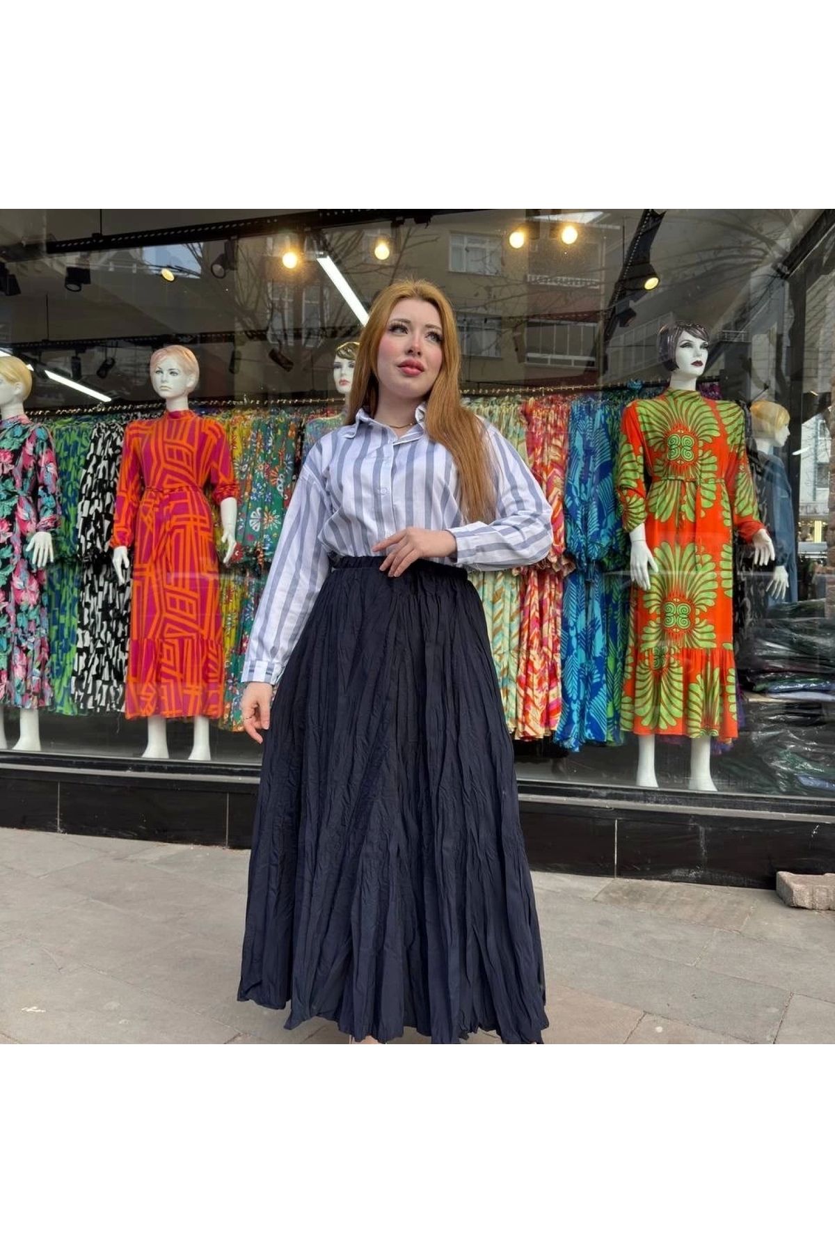 BYB MODA TASARIM Kraş etek siyah