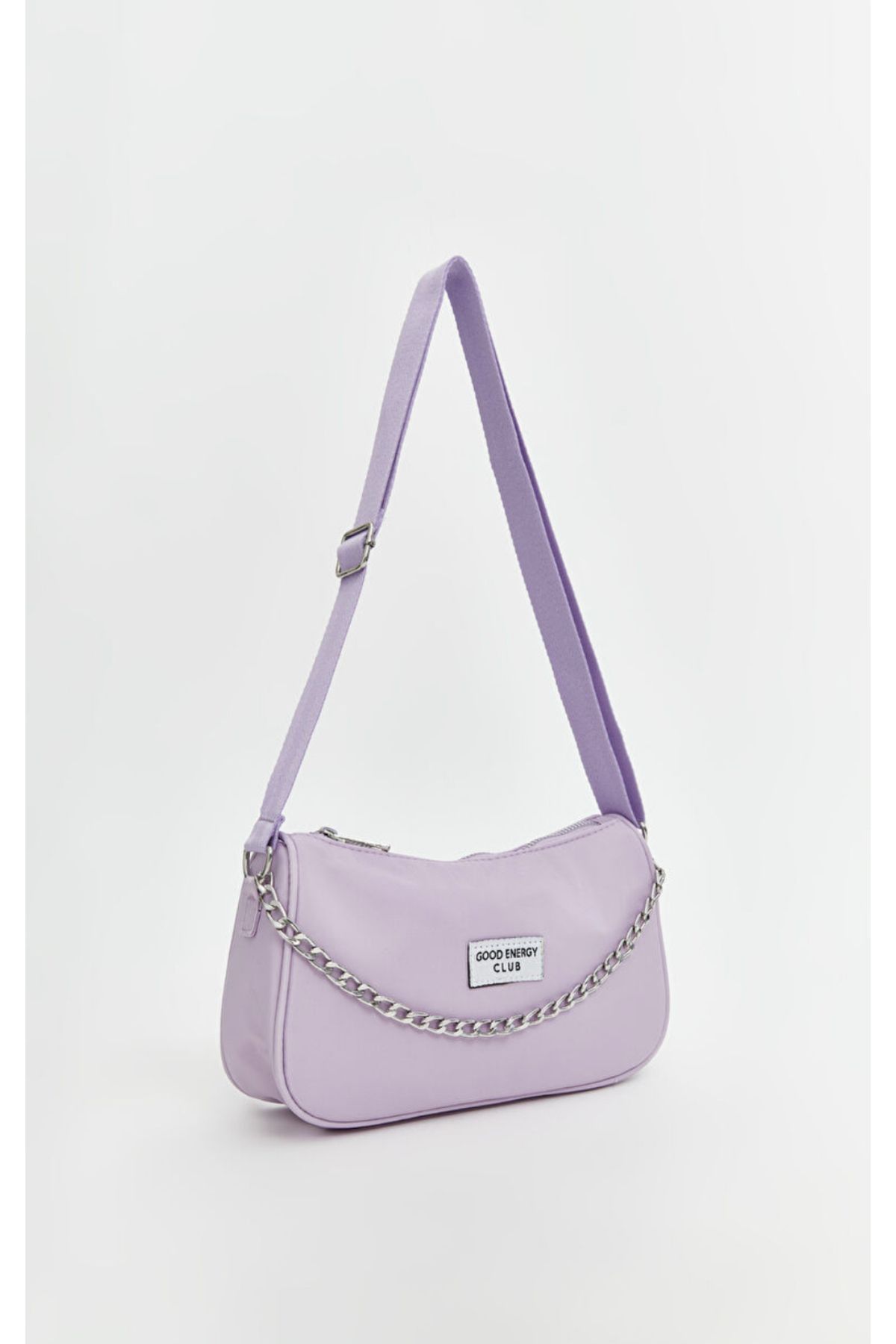 LC Waikiki LCW ACCESSORIES Lila Zincir Detaylı Kız Çocuk Omuz Çantası