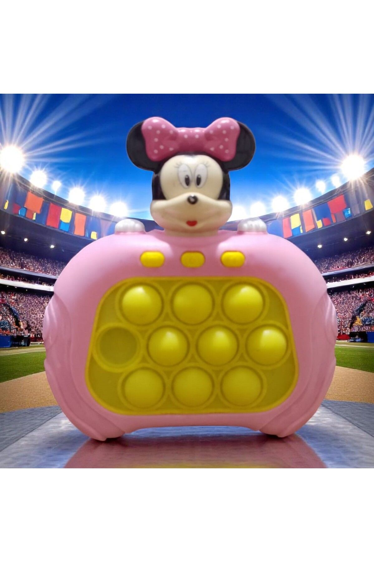 Kuzey YÜKSEK KALİTE PEMBE MİNNİE MOUSE POPİT YENİ NESİL POPİT OYUNCAK POPİT SESLİ RENKLİ IŞIKLI POPİT