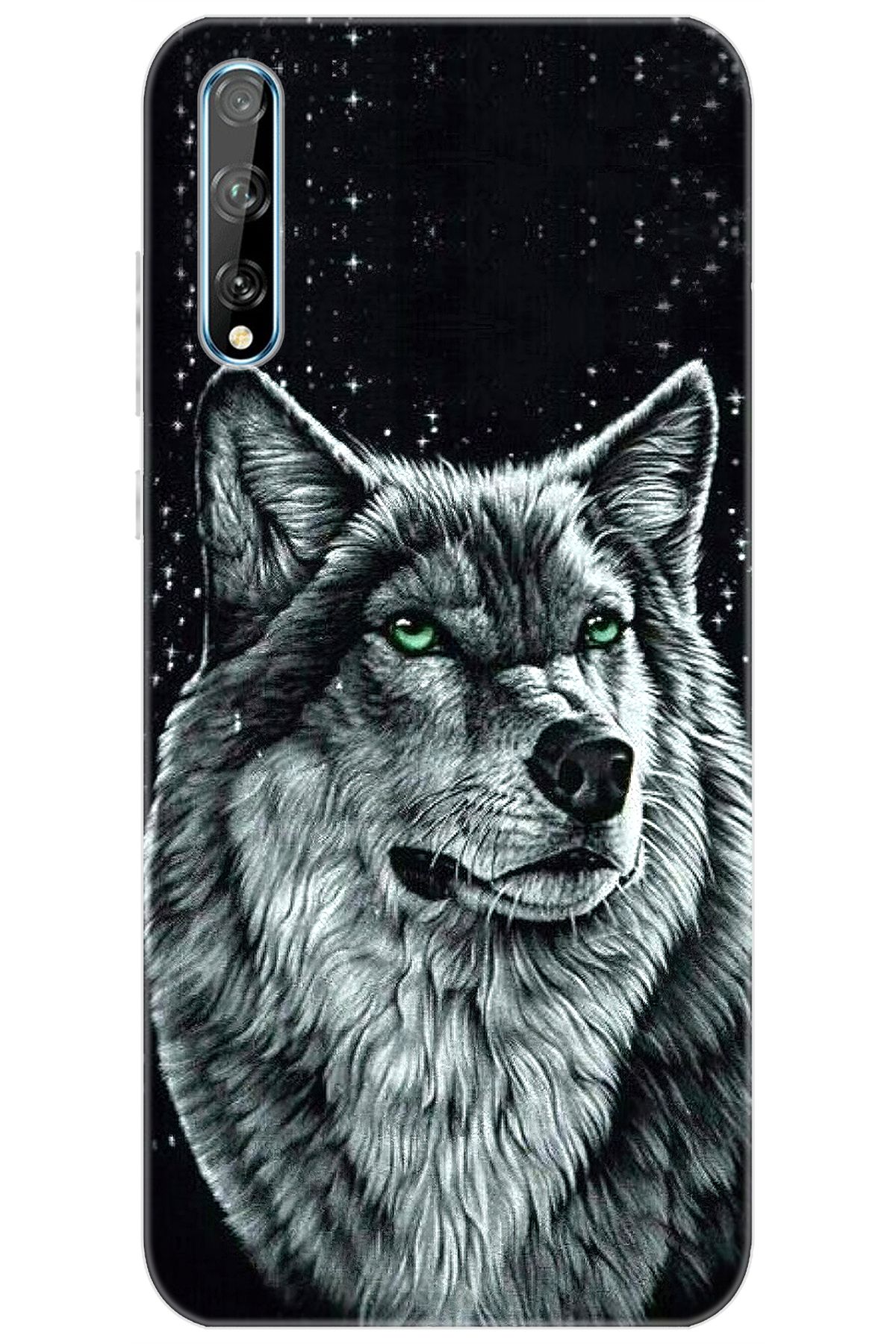 Ceppare Huawei Y8P (AQM-LX1) Uyumlu Kılıf Desen Baskılı Silikon Kurt Baskılı STK:488 CP-ikPQ7ac