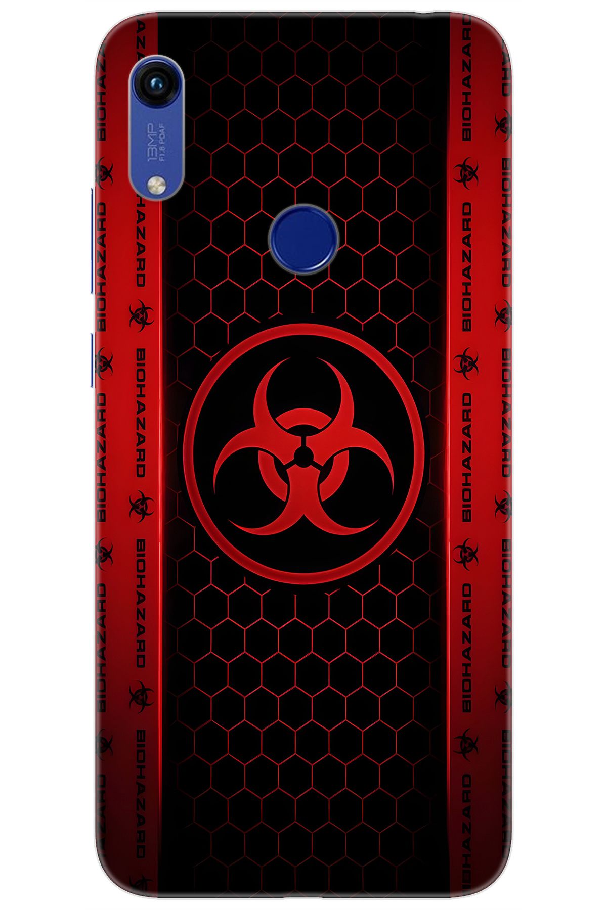 Ceppare Huawei Y6S 2019 (JAT-L41) Uyumlu Kılıf Desen Baskılı Silikon Biohazard STK:754 CP-nvPYl1Y